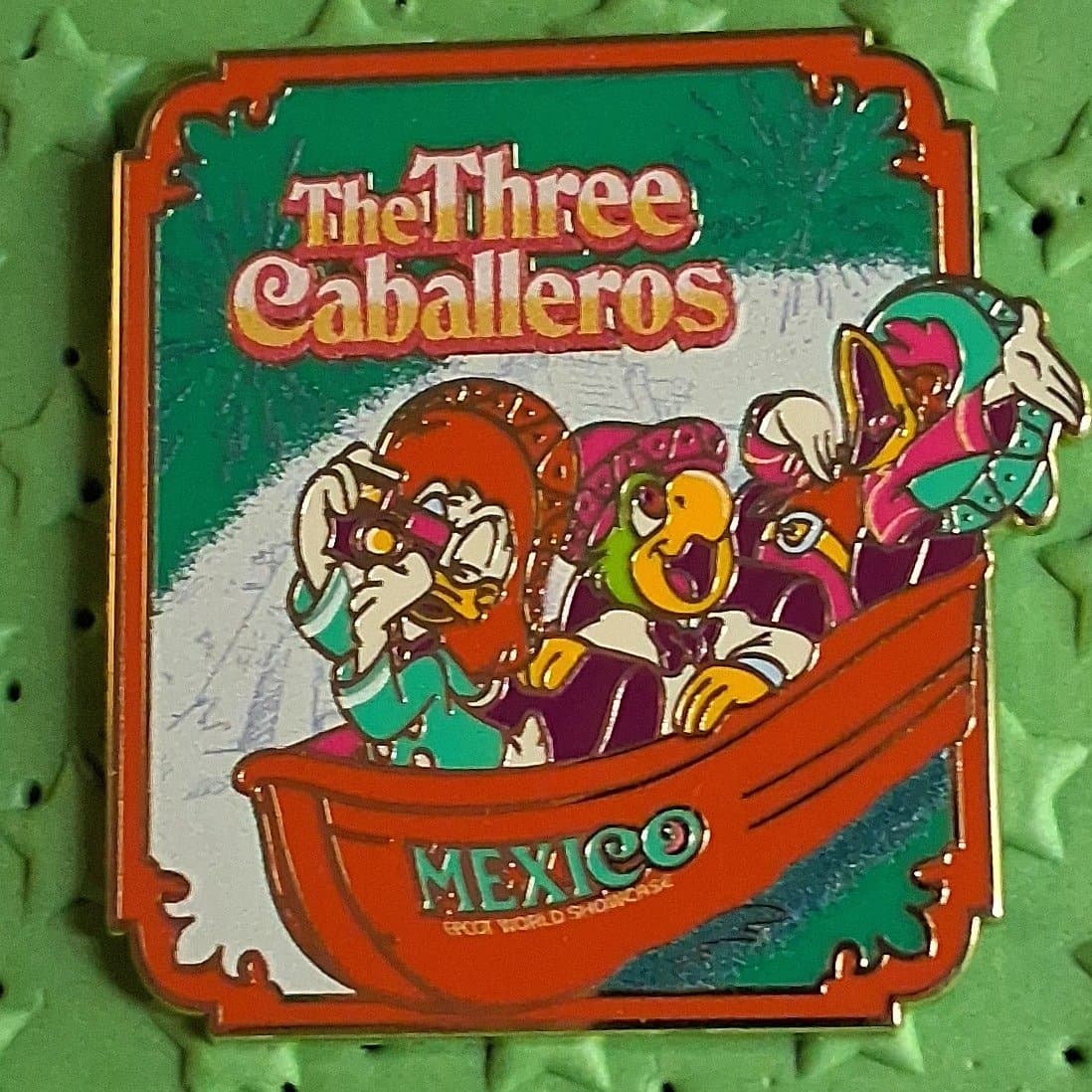 The Three Caballeros Mexico Pavilion Epcot Pin front