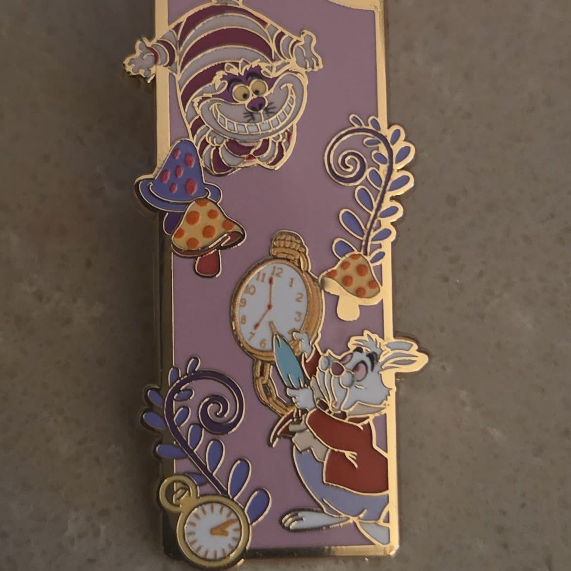 MII - White Rabbit and Cheshire Cat - Bookmarks Set front