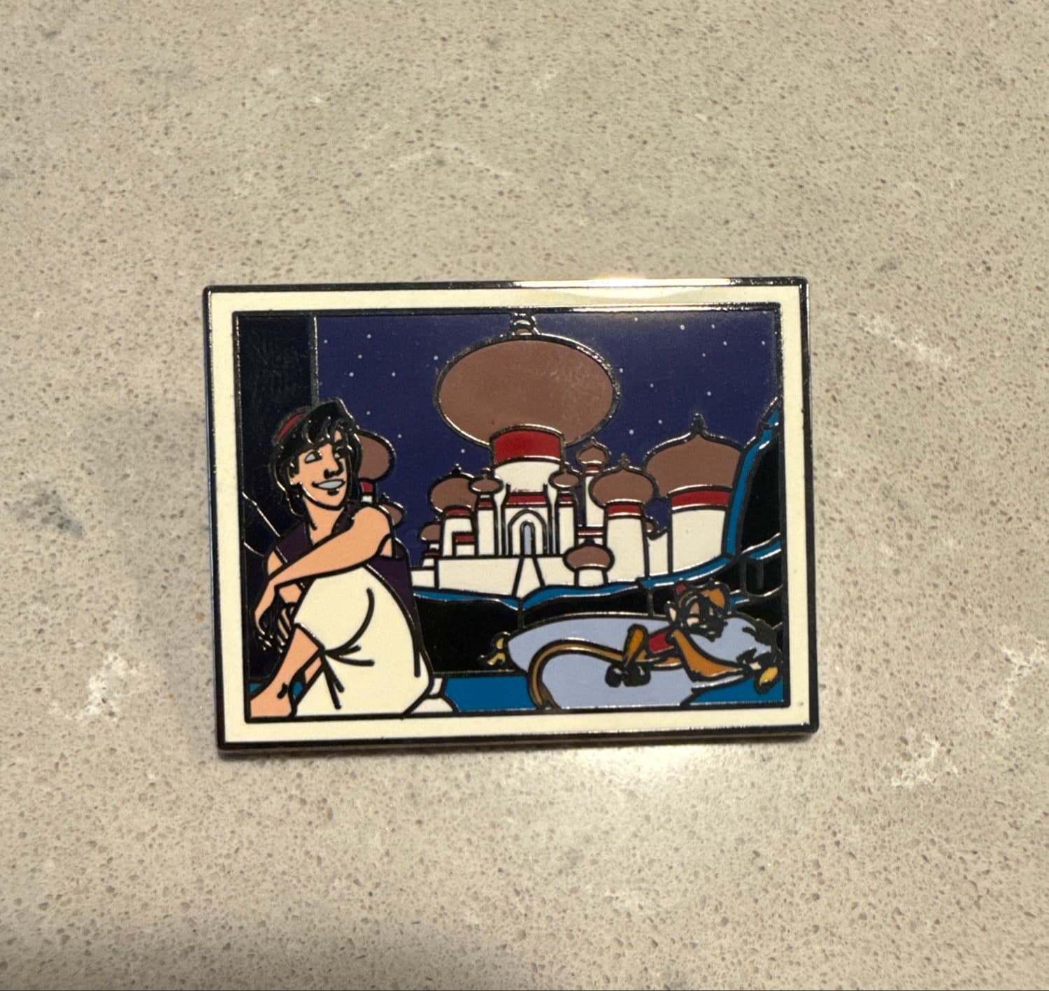 Aladdin And Abu Films Mystery Pin front