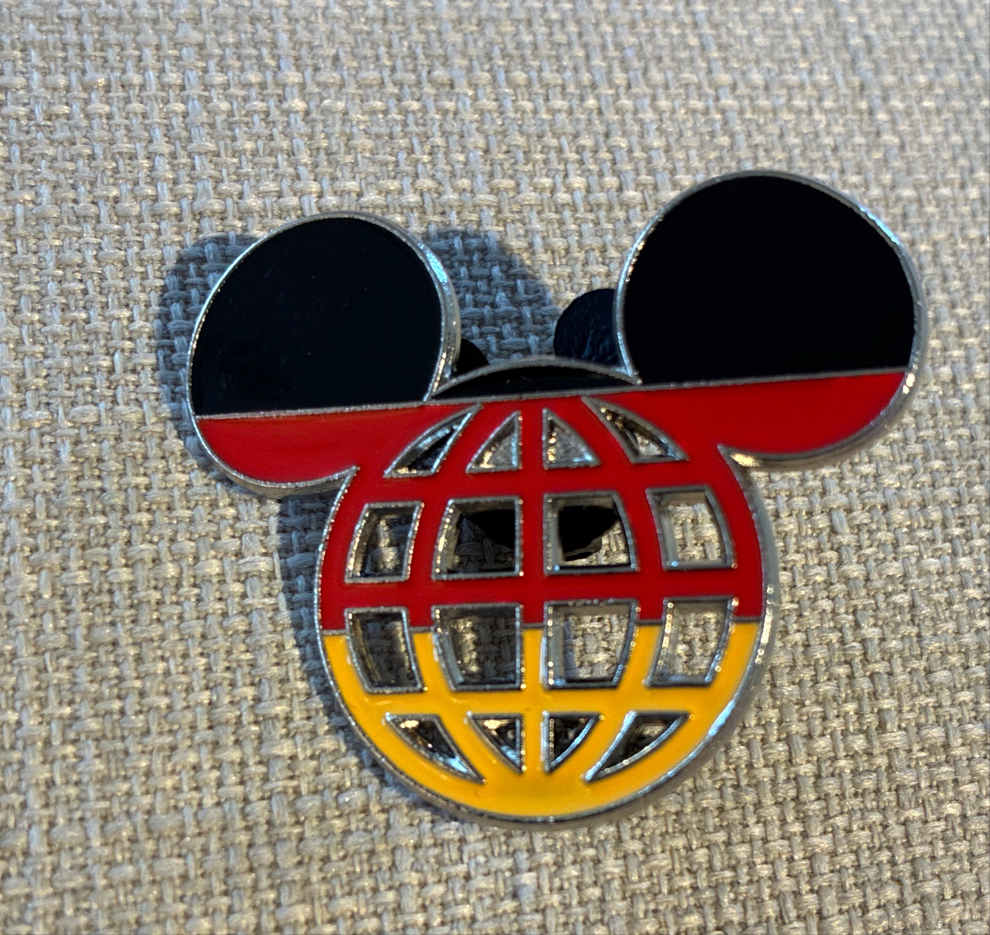 Mickey Mouse Icon - Germany Flag (Lattice/Globe) front