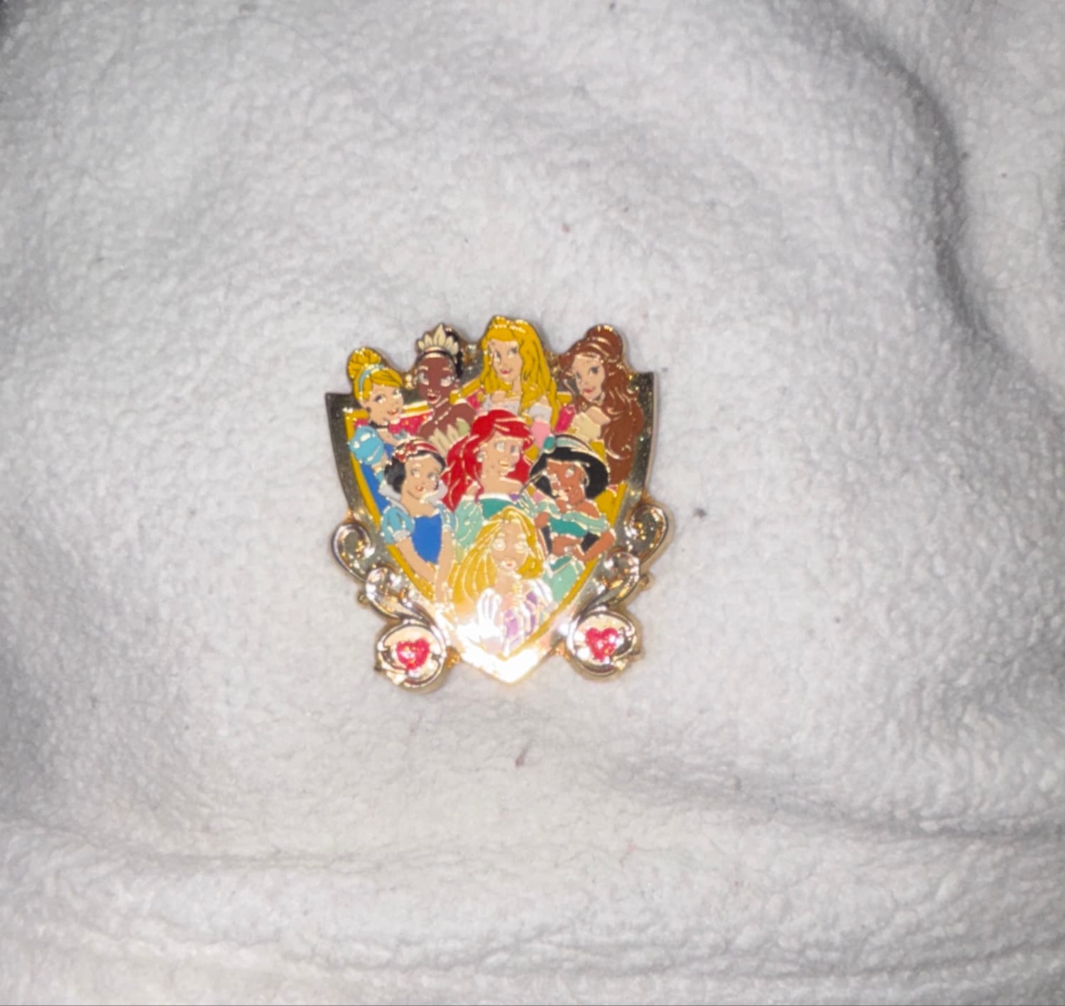 Disney Storybook Princesses Shield Pin