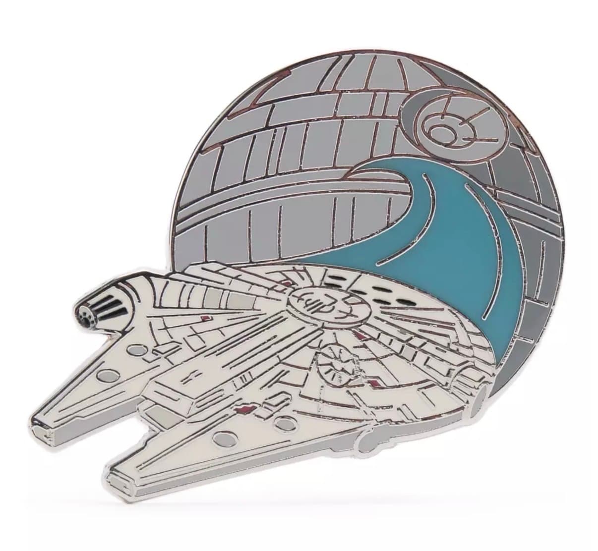 Star Wars Millennium Falcon and Death Star