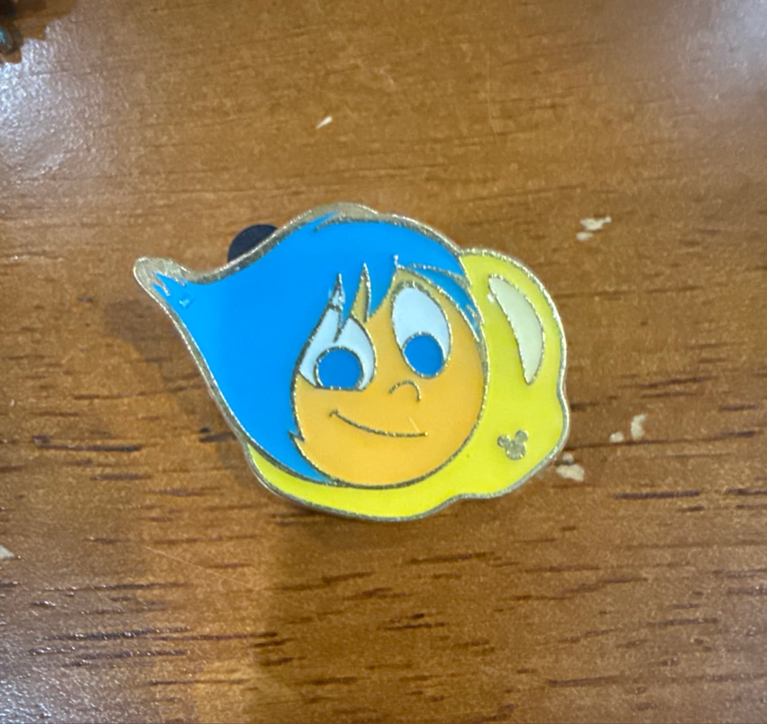 Joy (Inside Out) Hidden Mickey Color Palette Pin front