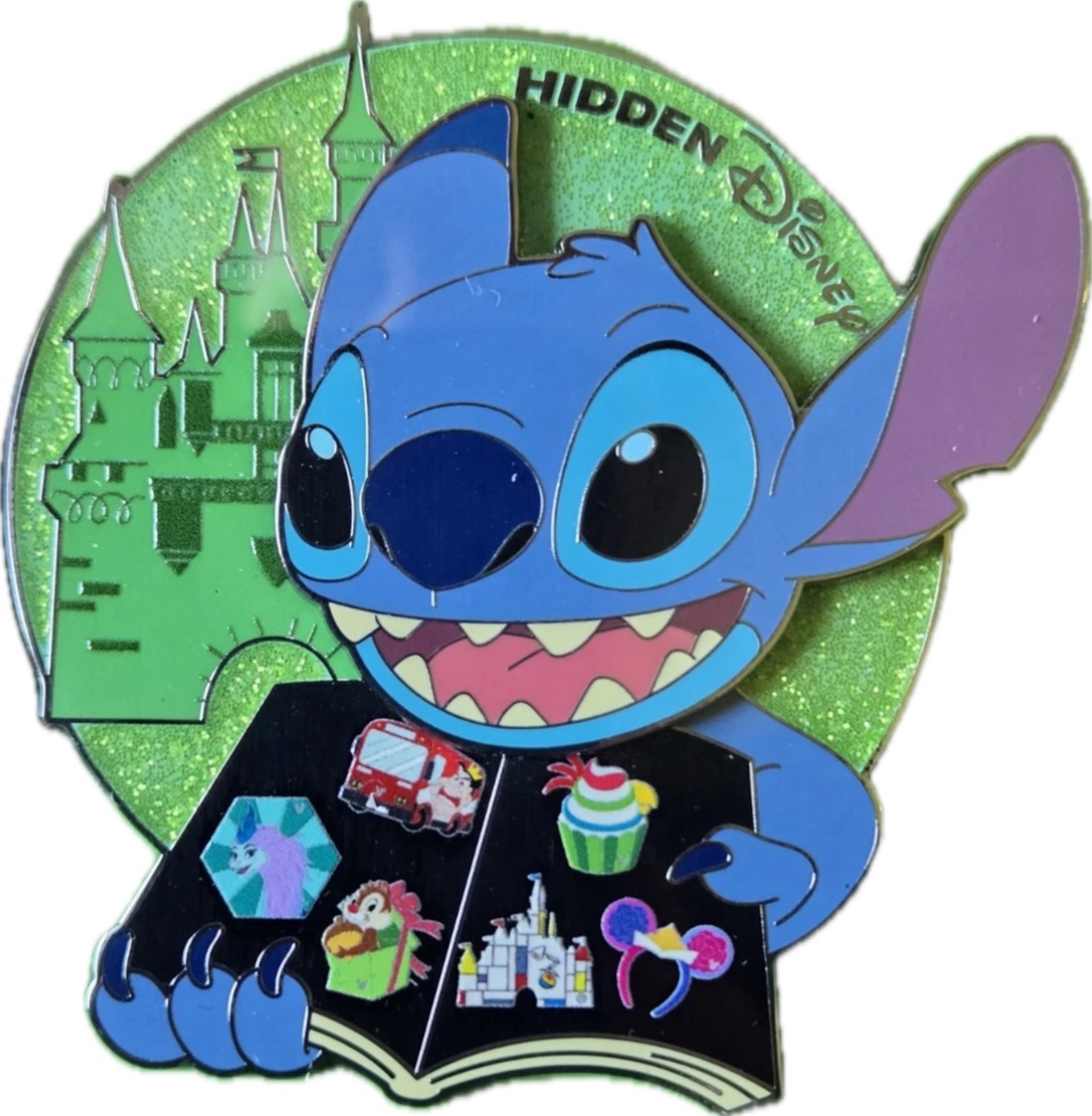 2026 DLR Pin Trading Stitch Hidden Disney Pin Mini Jumbo