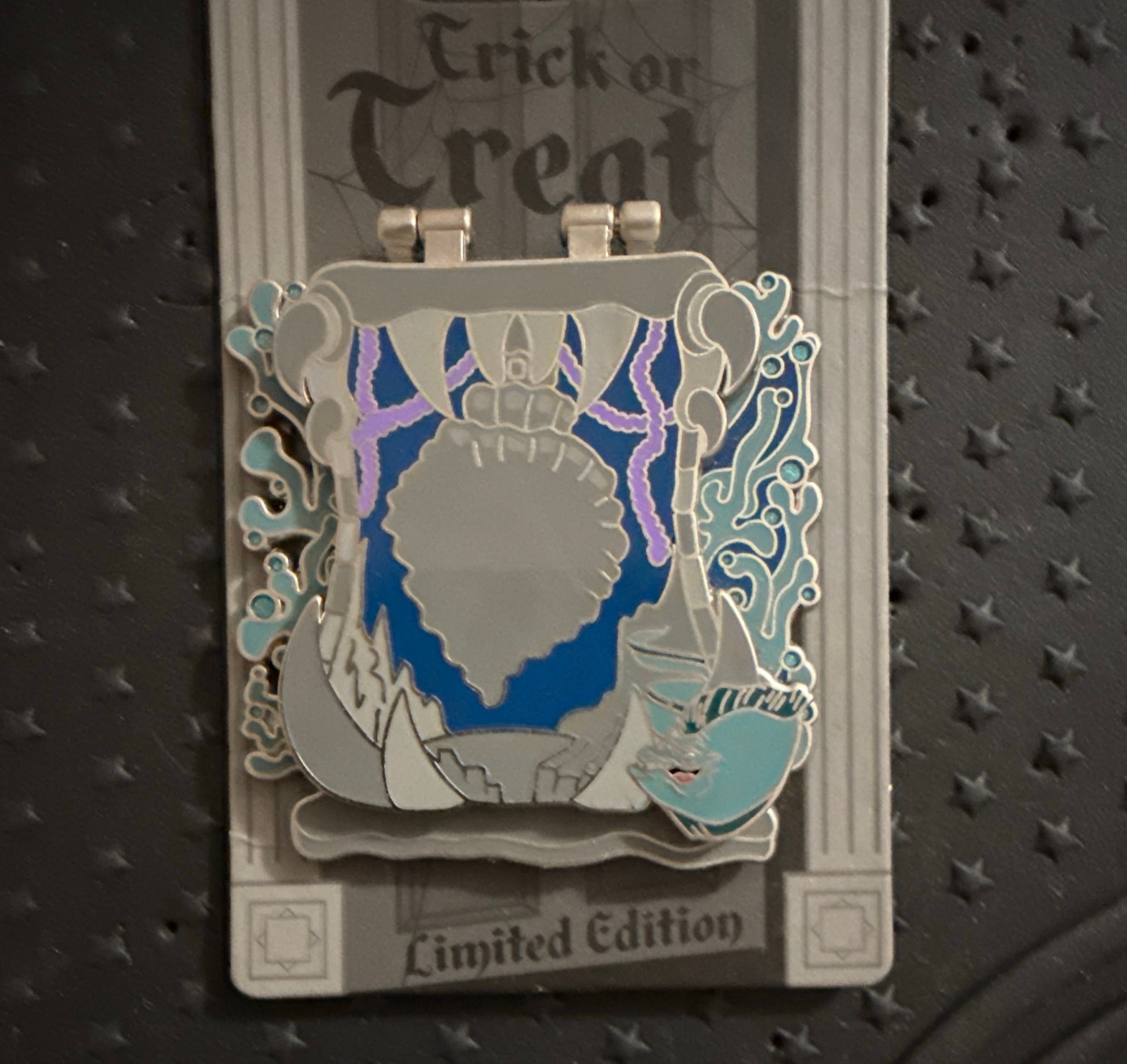 Ursula and Eels Halloween 2018 Trick or Treat Hinged Pin