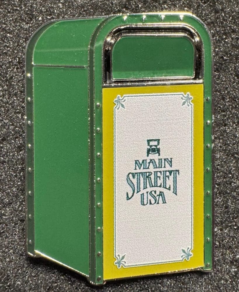 Main Street USA Trash Can Pin