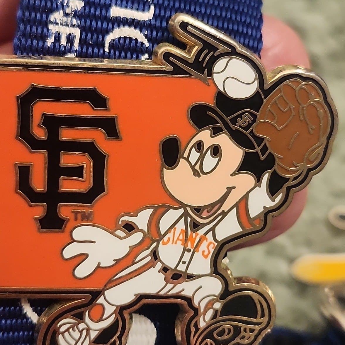 Mickey Mouse - Major League Baseball Player - San Francisco Giants front