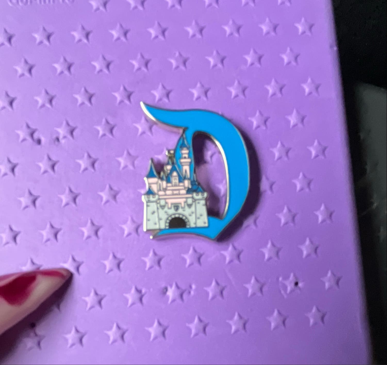 70th Anniversary Disneyland 'D' with Sleeping Beauty Castle