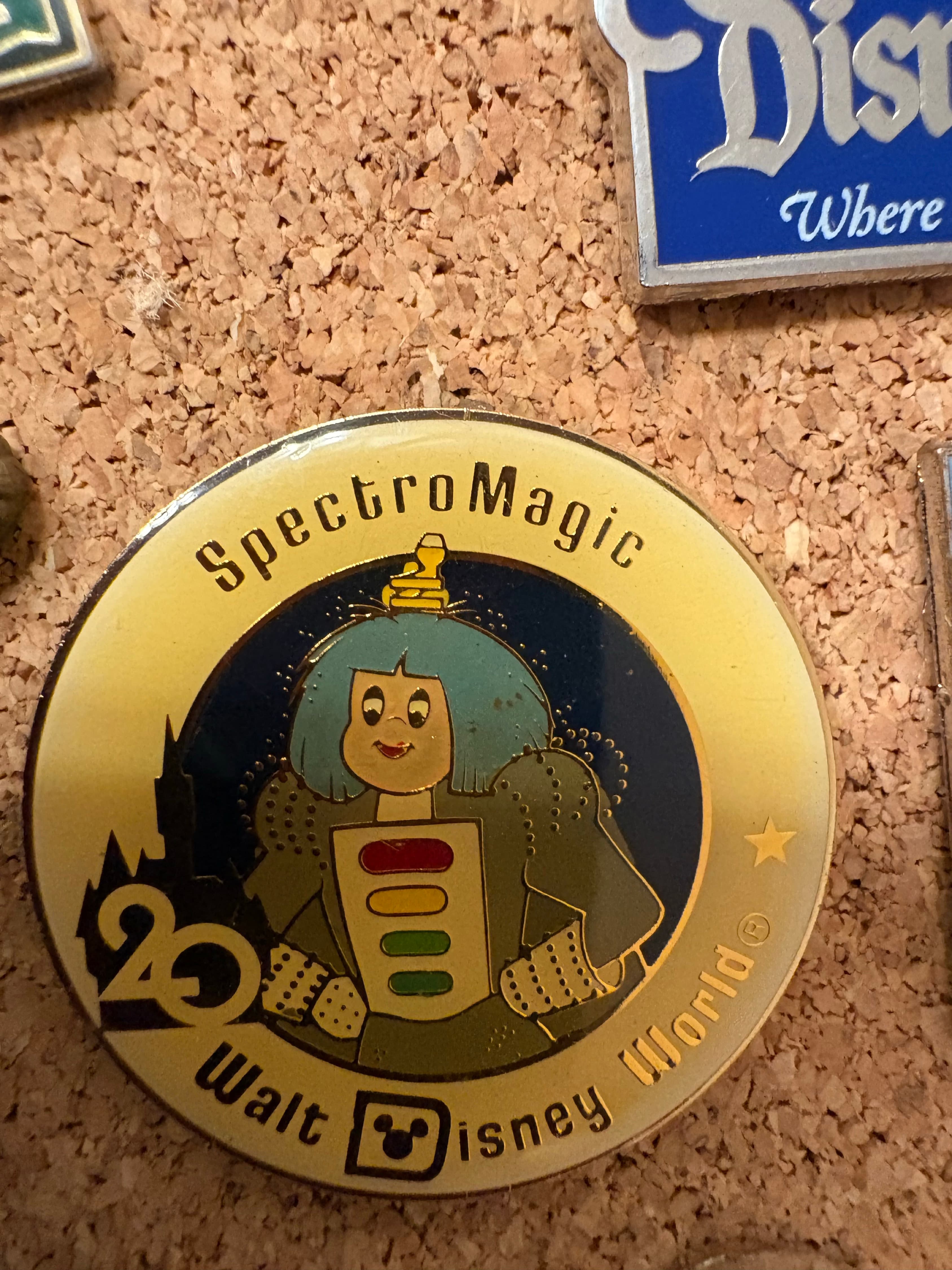 SpectroMagic 20th Anniversary Pin front
