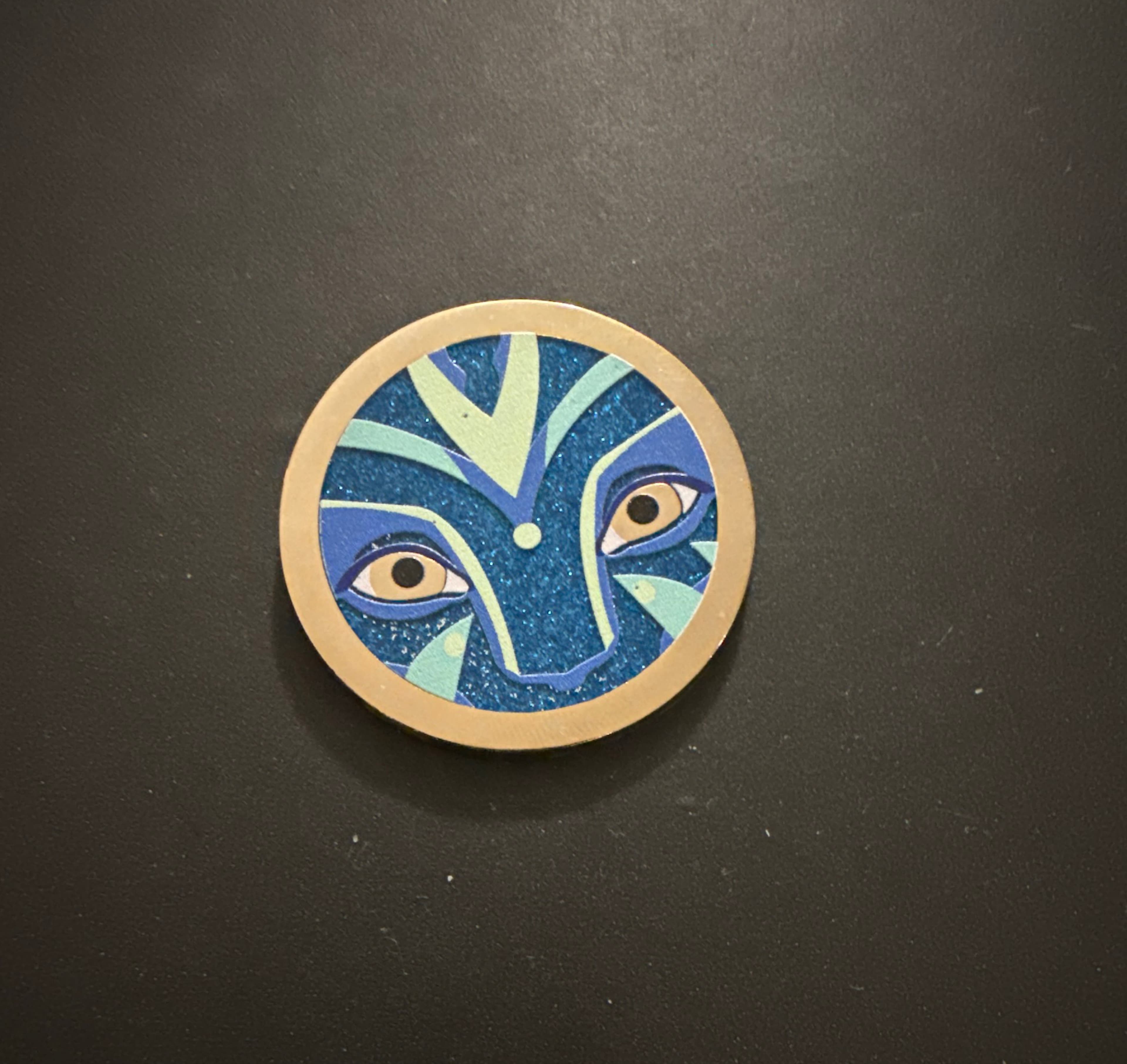 Glitter Na'vi Face front