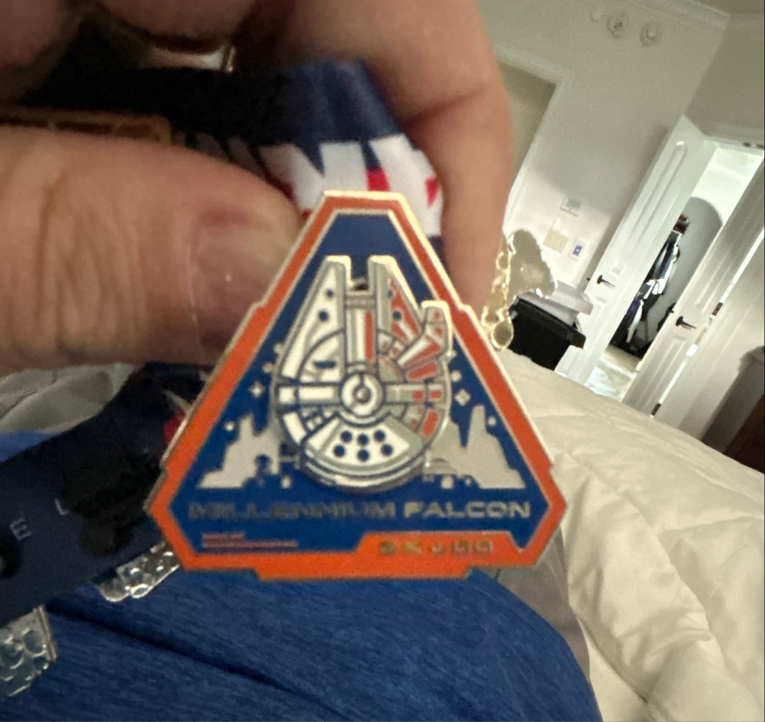 Millennium Falcon Star Wars: Galaxy's Edge Limited Release Pin front