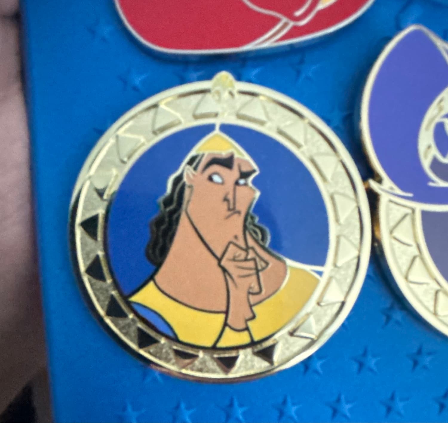 Emperor's New Groove- Kronk coin pin front