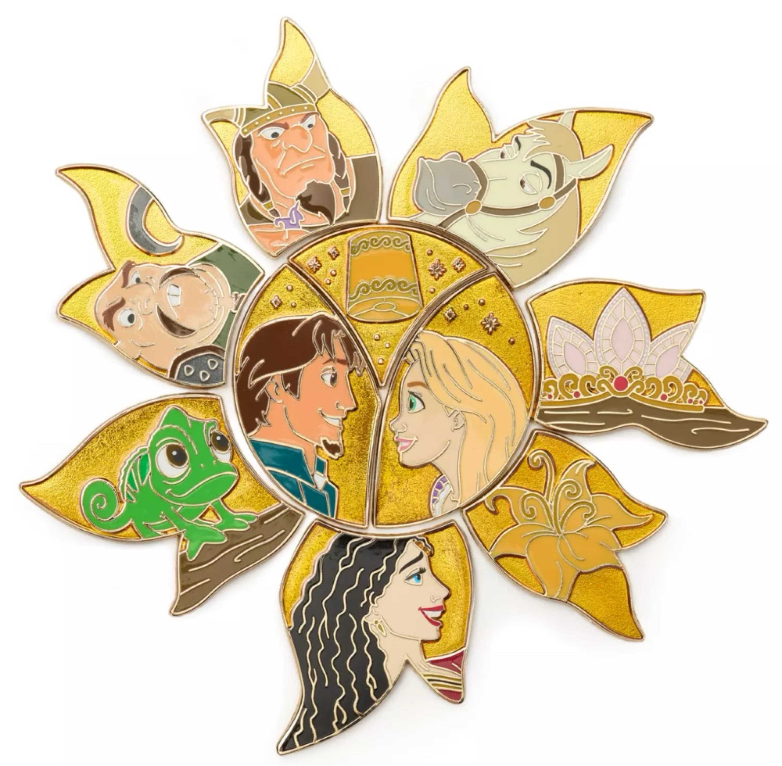 Tangled Corona Sun Mystery Puzzle Complete Set front