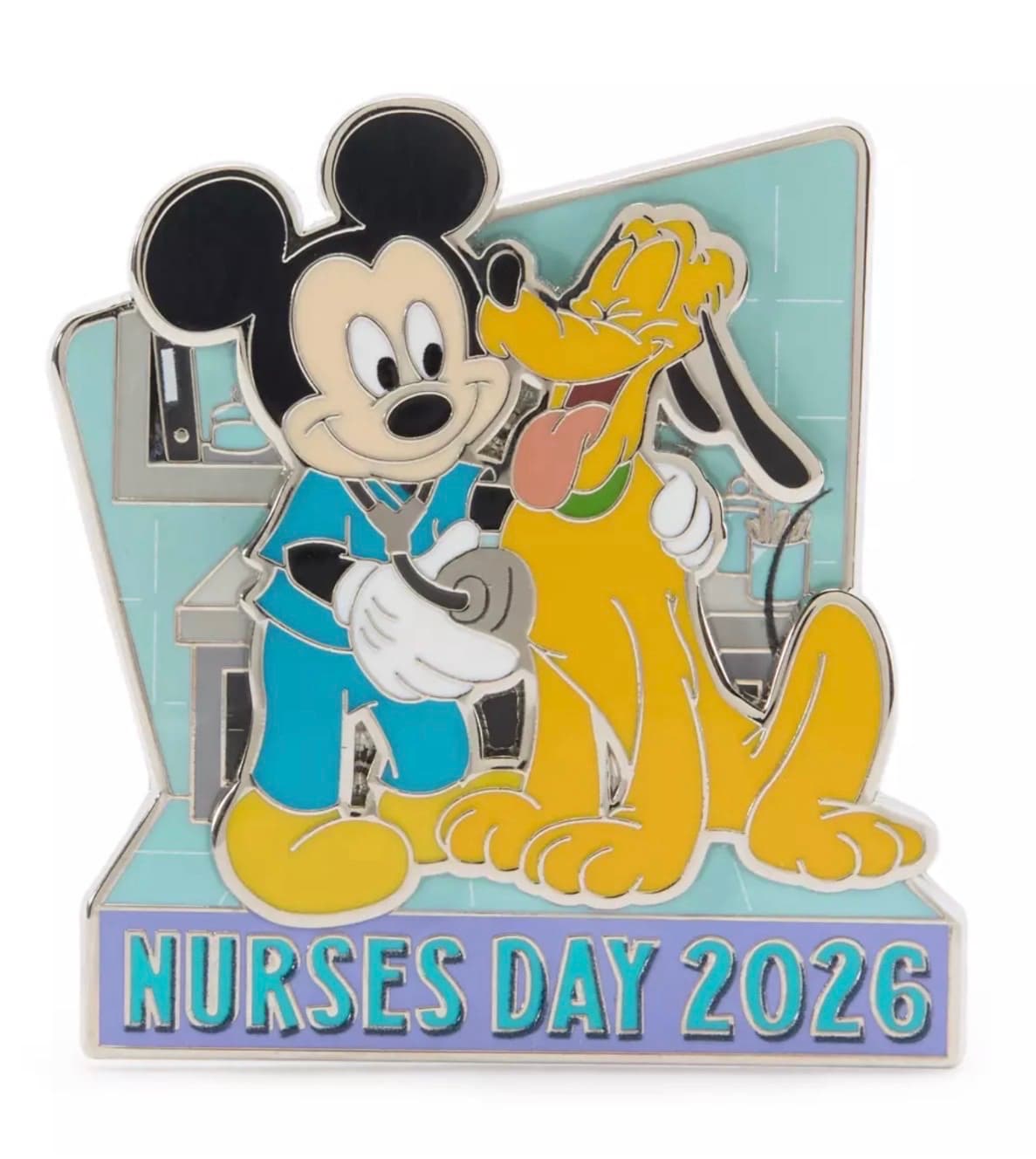 Mickey and Pluto Nurses Day 2026 front