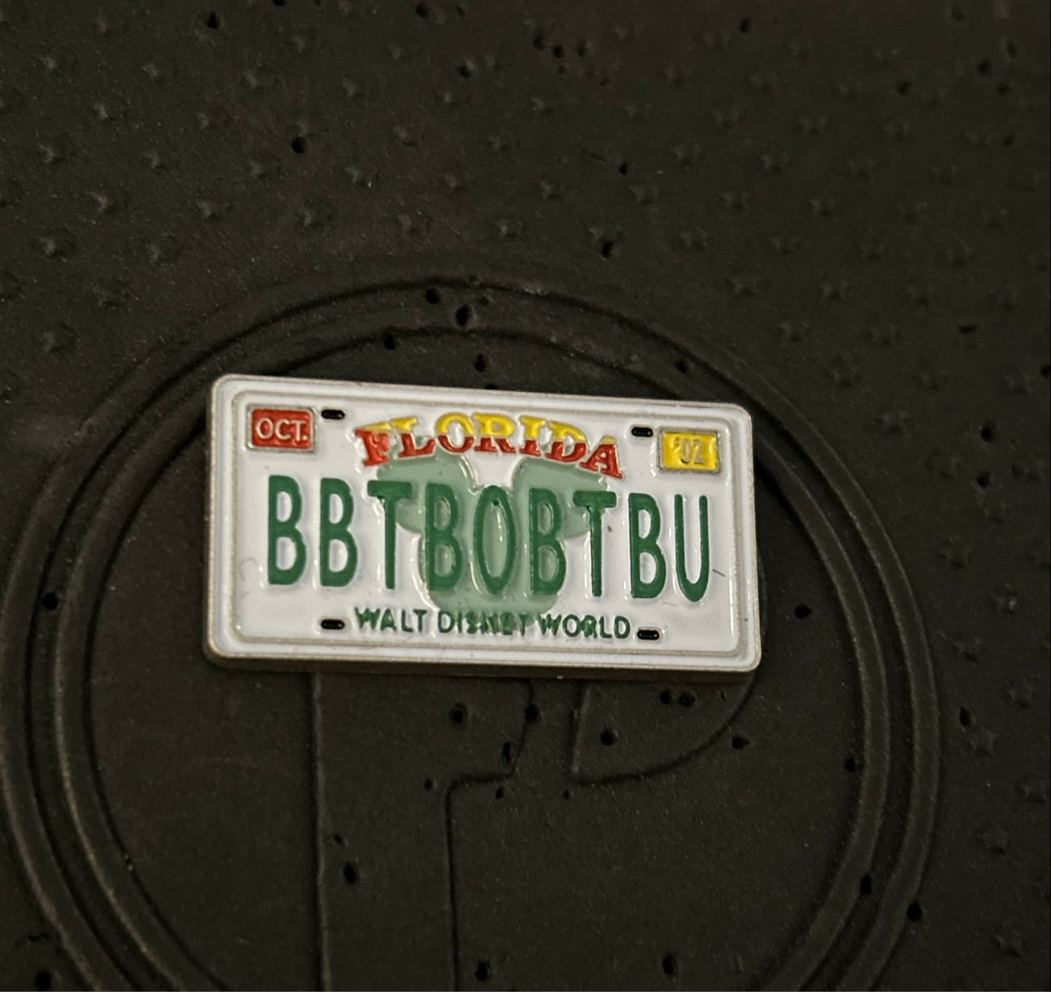 Florida License Plate - BBTBOBTBU (Bibbidi-Bobbidi-Boo) - Cast Lanyard Collection I front