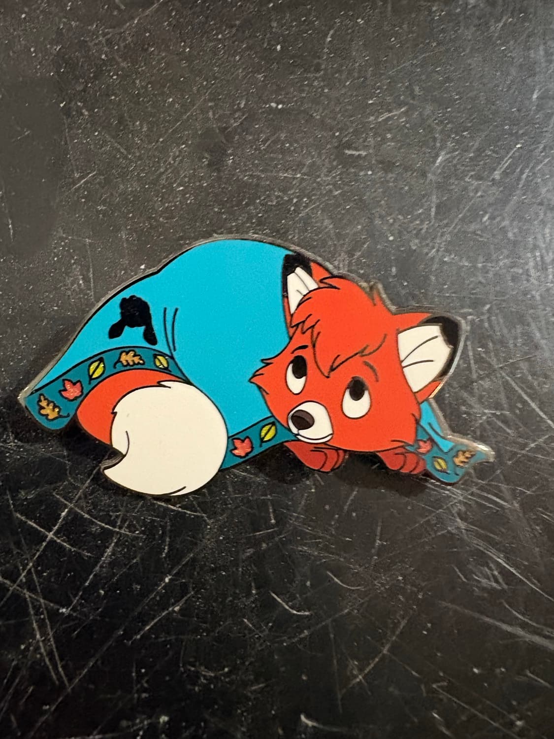 Disney The Fox and the Hound: Tod covered in a blanket fantasy