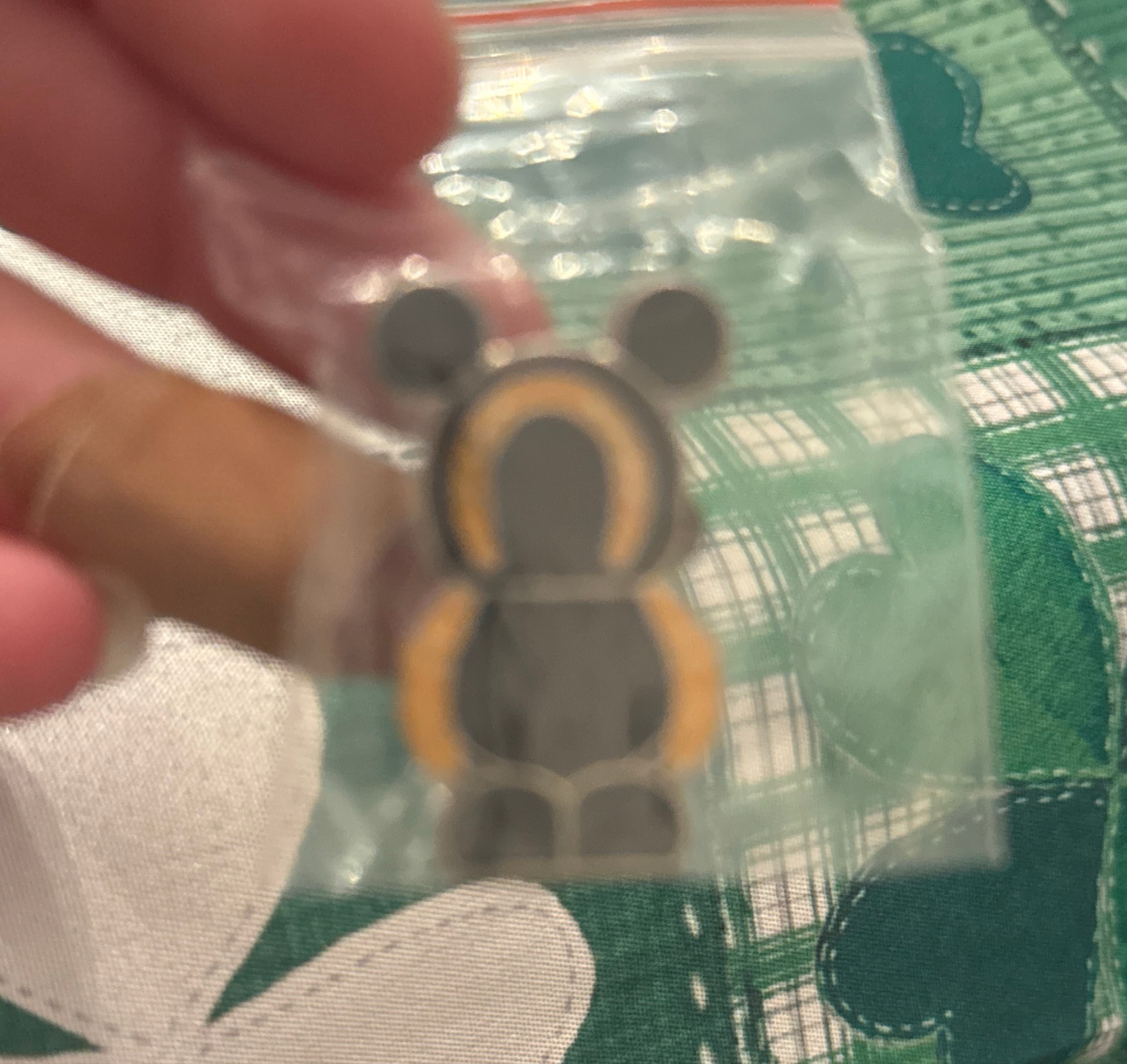 Mickey Mouse Hooded Bearbrick Style Pin