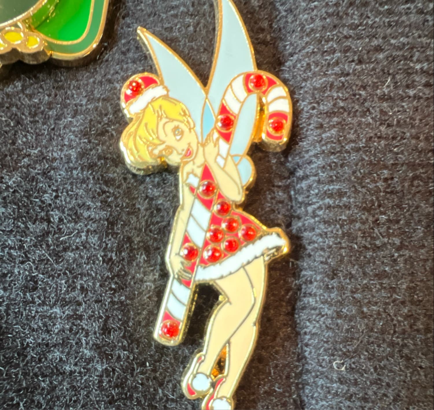 Tinker Bell With Candy Cane