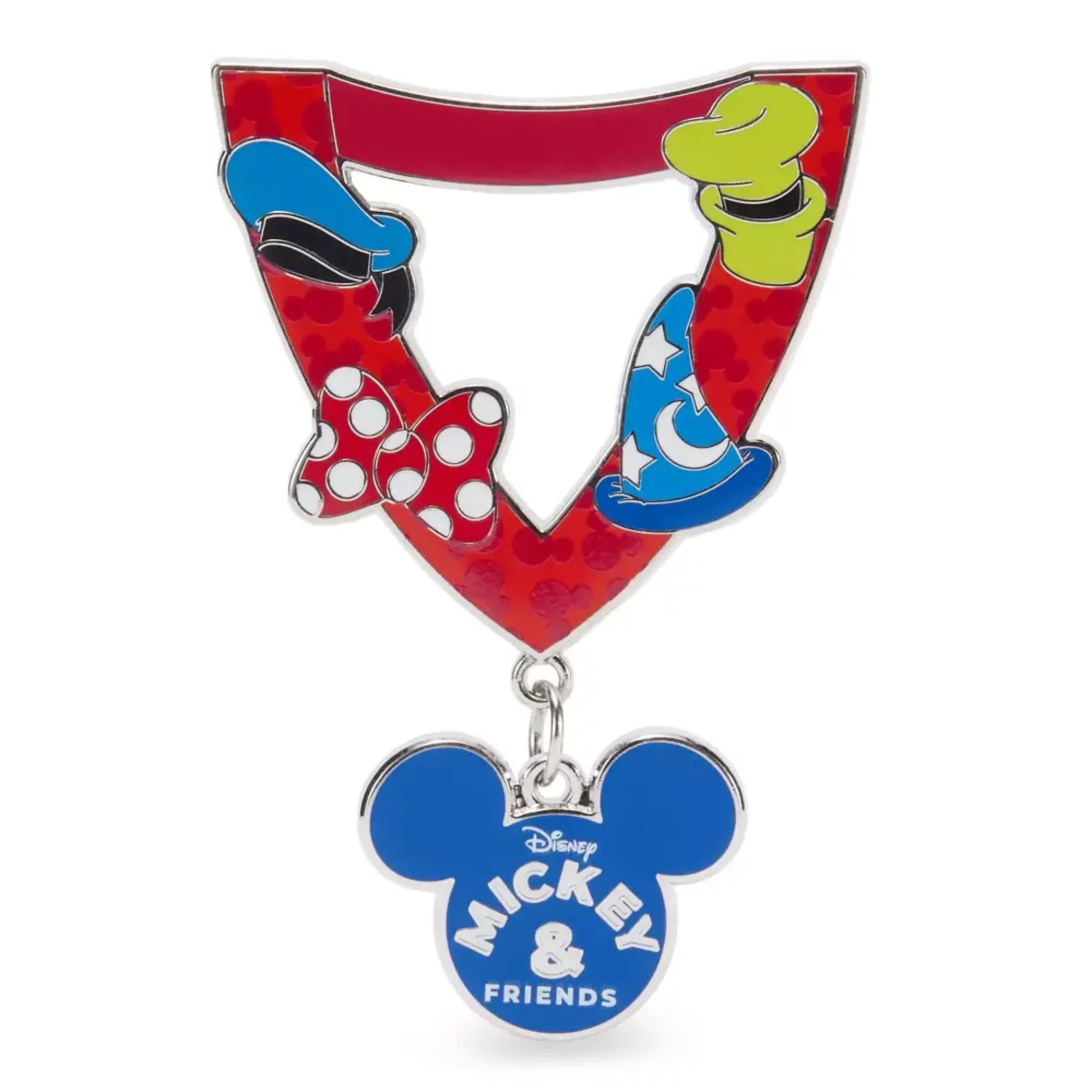 Mickey Mouse and Friends Pin Trading Lanyard Dangle front