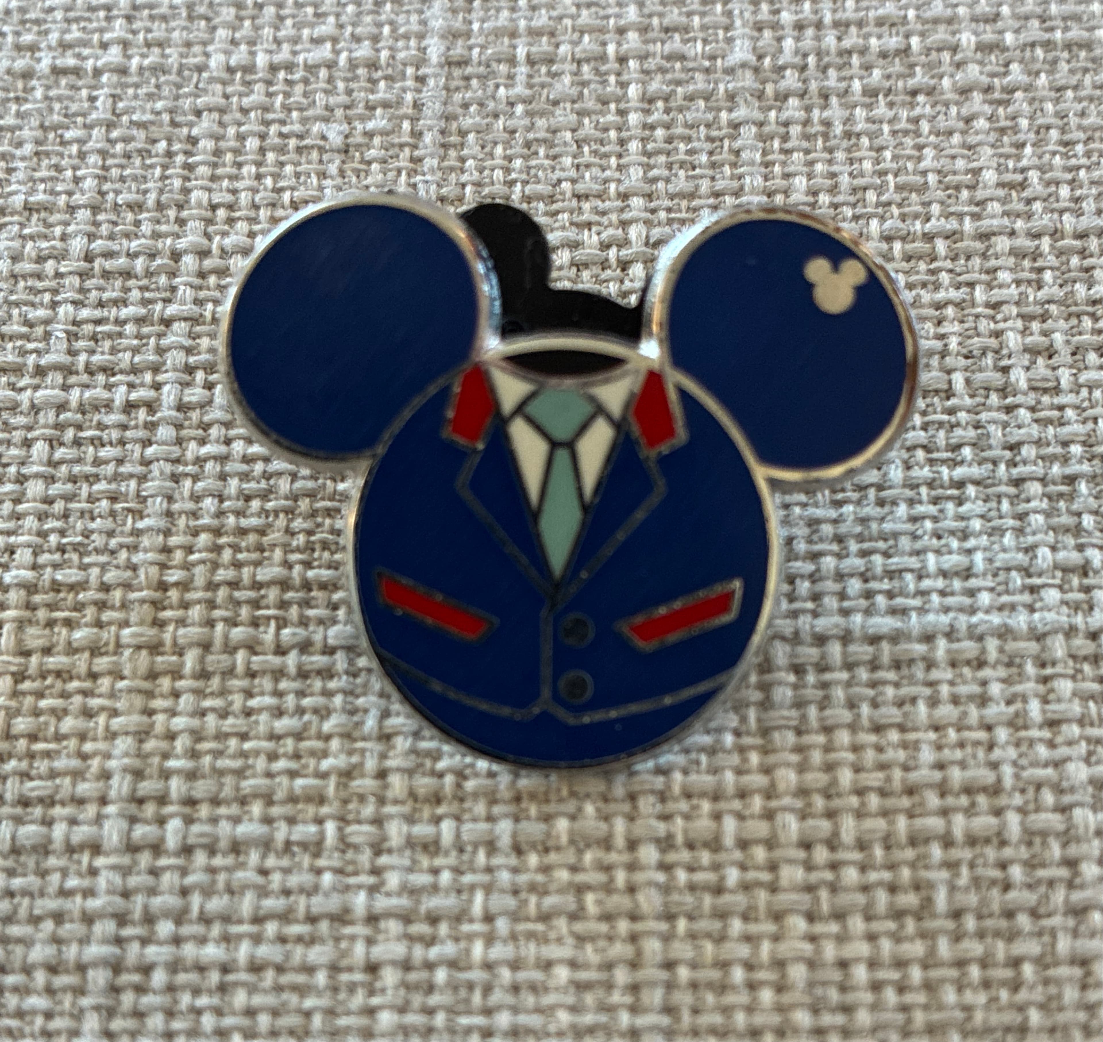Mickey Head Cast Member Costume - Blue Suit