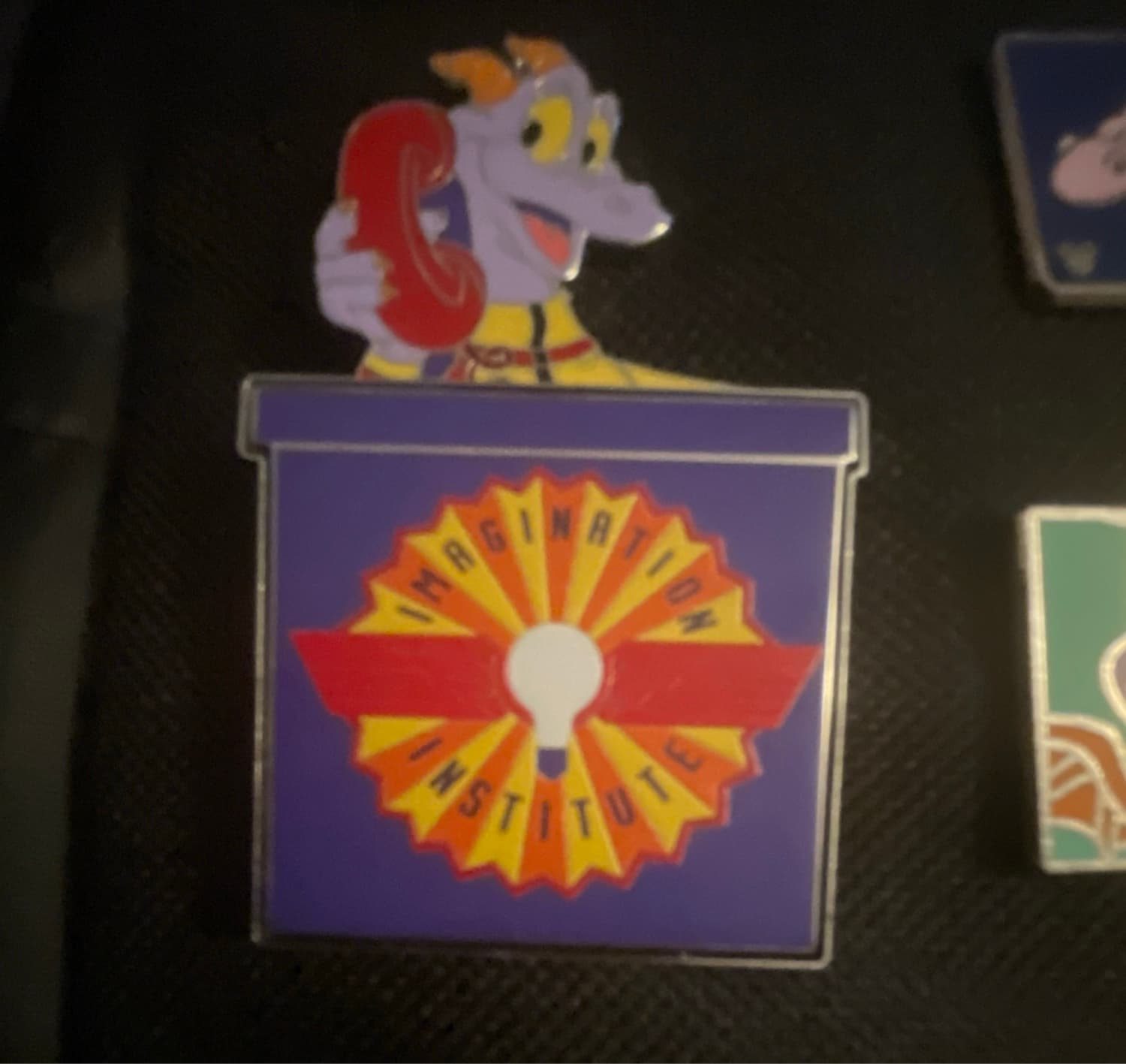 EPCOT Center Figment Telephone Slider Pin