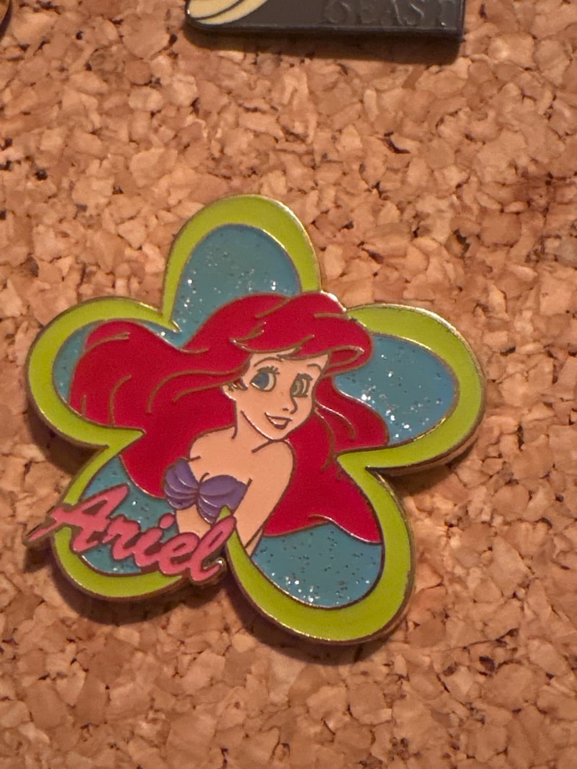 Ariel ONLY - Disney Princess Flowers and Name Booster Set