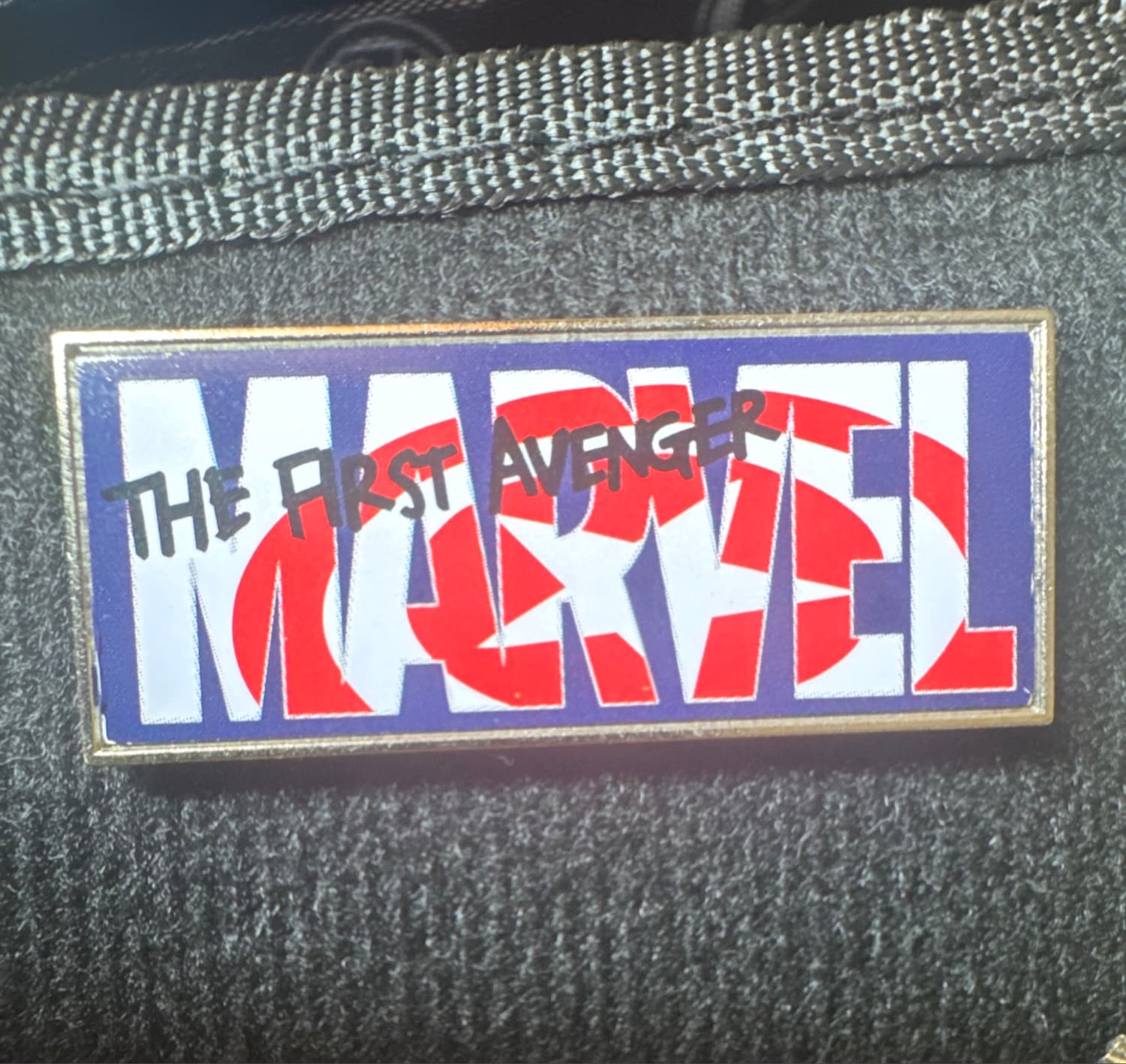 Captain America Shield Marvel Logo - The First Avenger Pin front