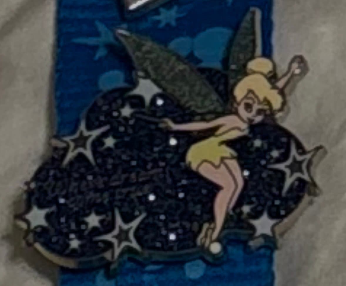 Tinker Bell - Blue Cloud with Light Blue Stars front