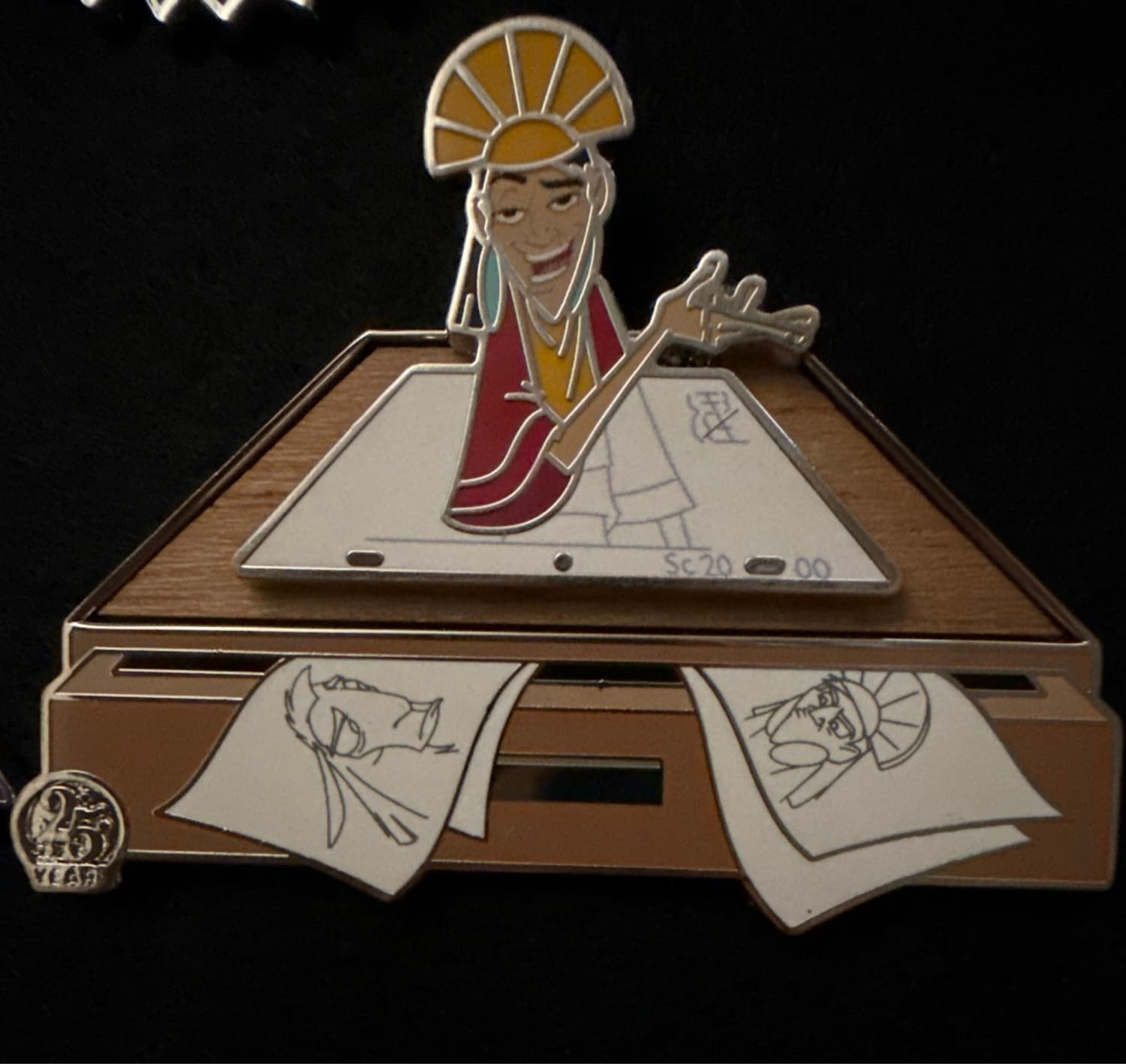 Kuzco Pin – The Emperor's New Groove – Disney Artist Collection by Jason Peltz – Limited Edition