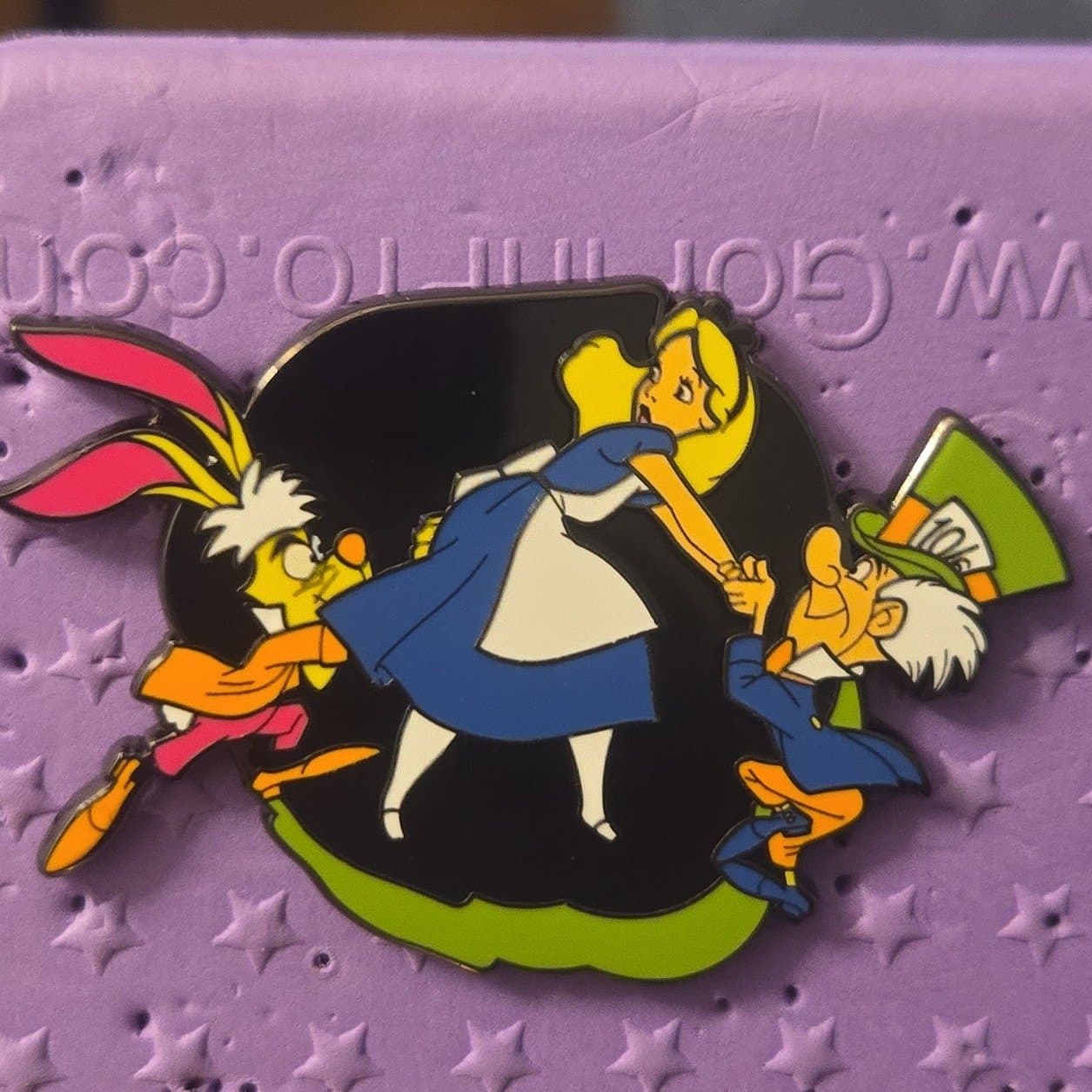 neon black blind alice in wonderland