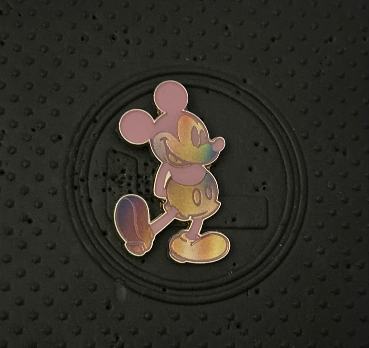 Mickey Mouse Full Body Variegated Colors Walking front