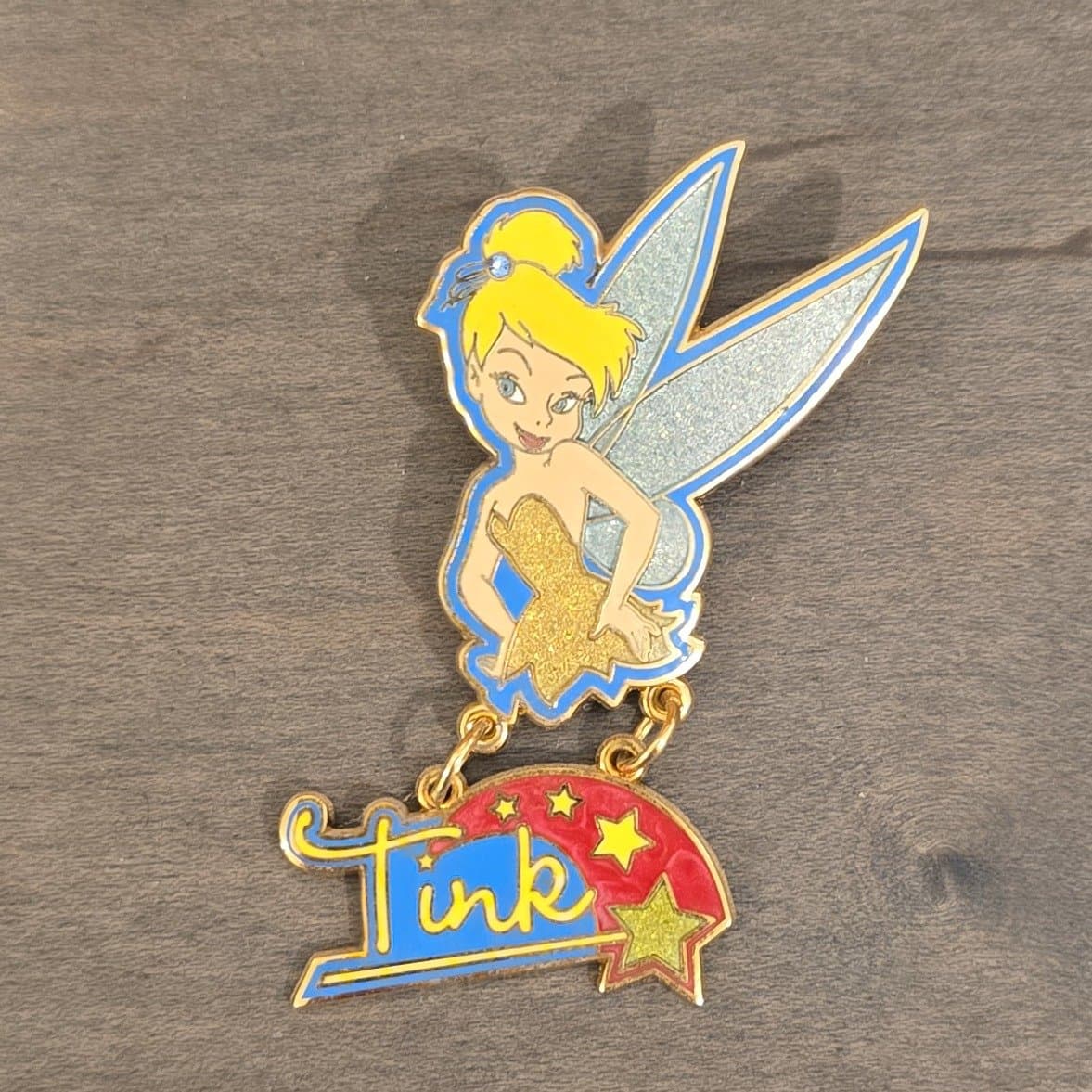 Tinker Bell with Tink Dangle Pin