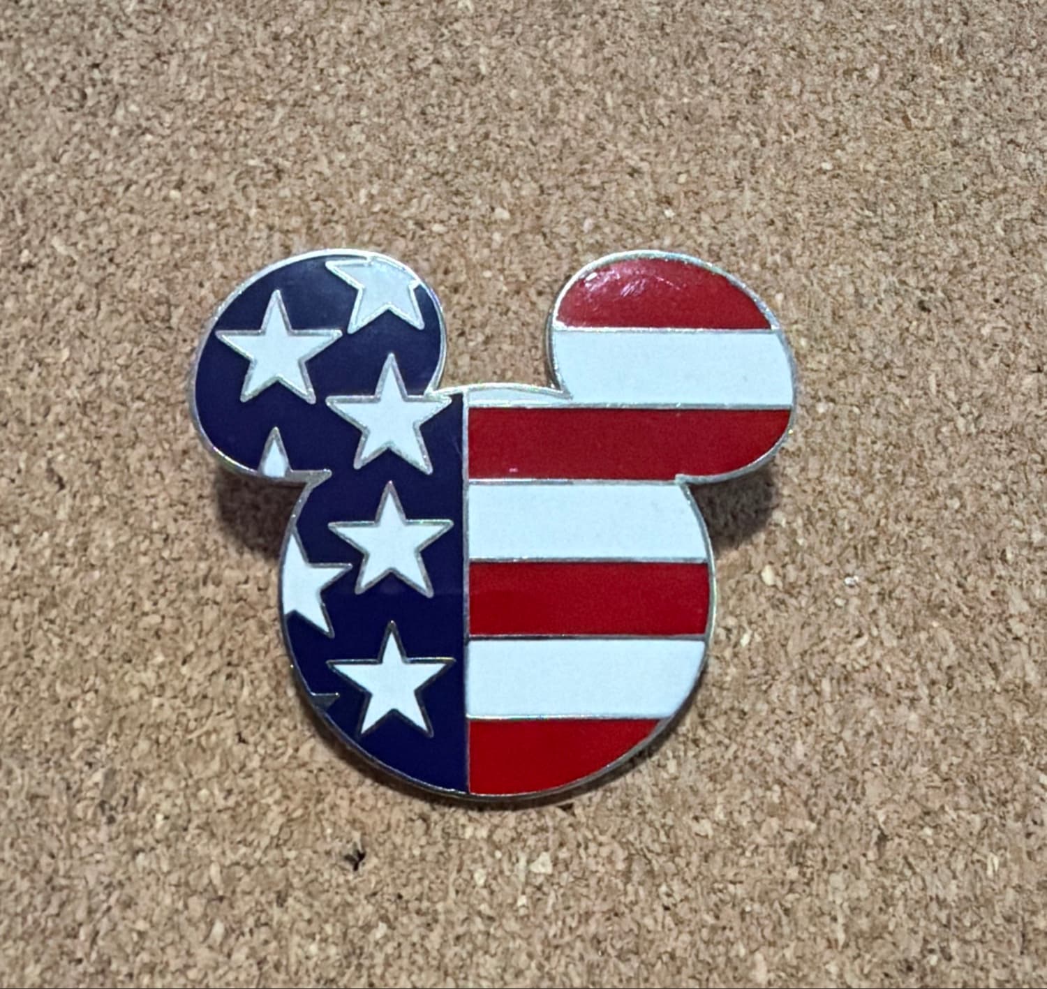 Mickey Mouse American Flag Icon