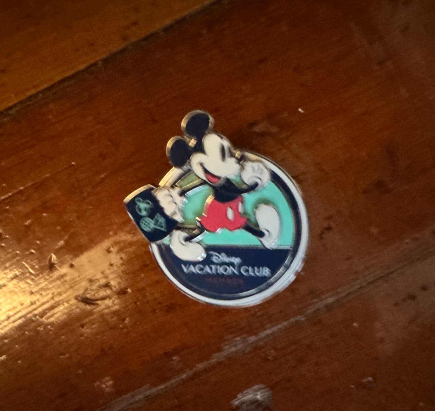 Mickey Mouse Disney Vacation Club Membership Magic Pin 2024 front