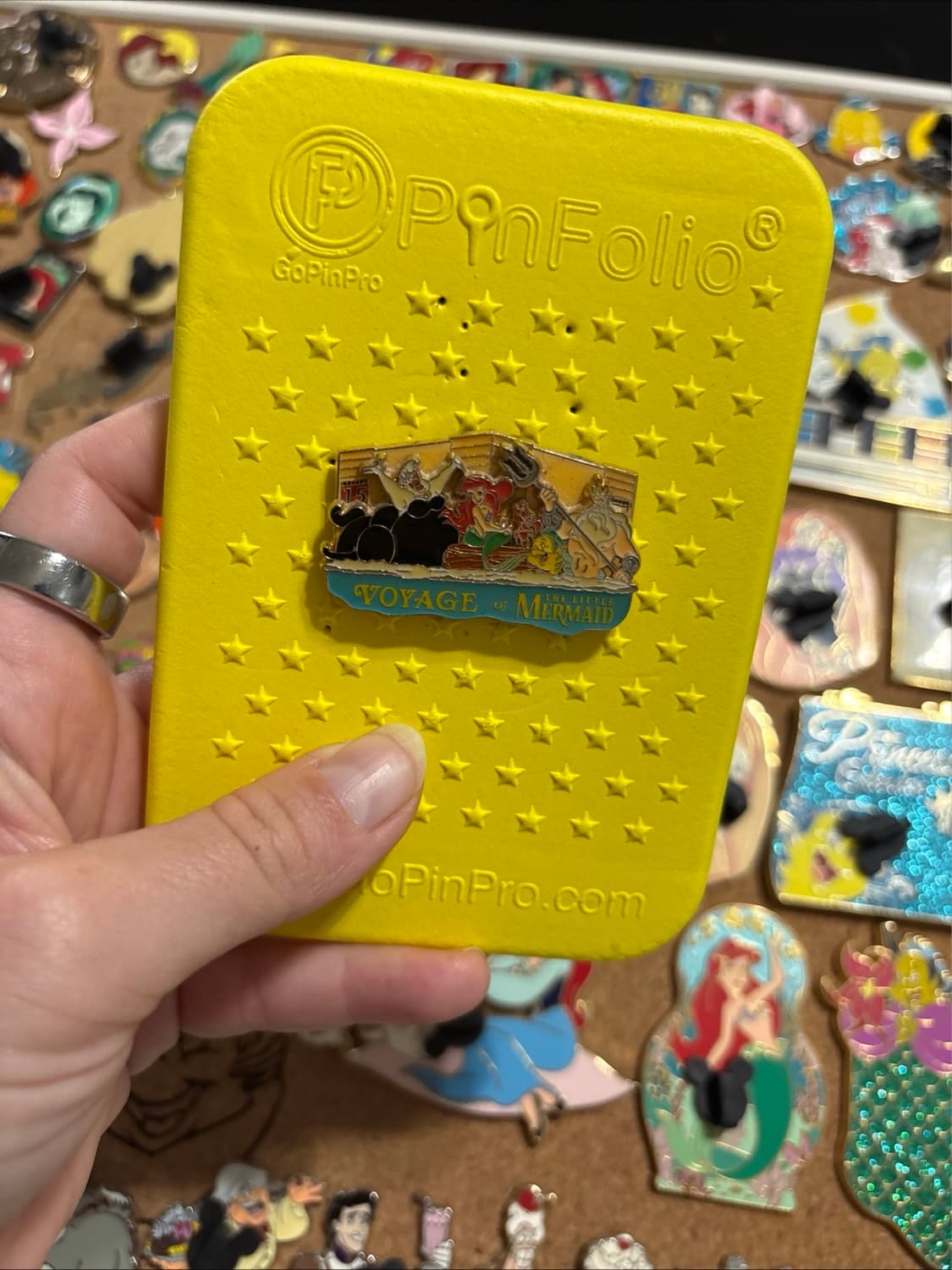 WDW Voyage Of The Little Mermaid Attraction Logo Pin