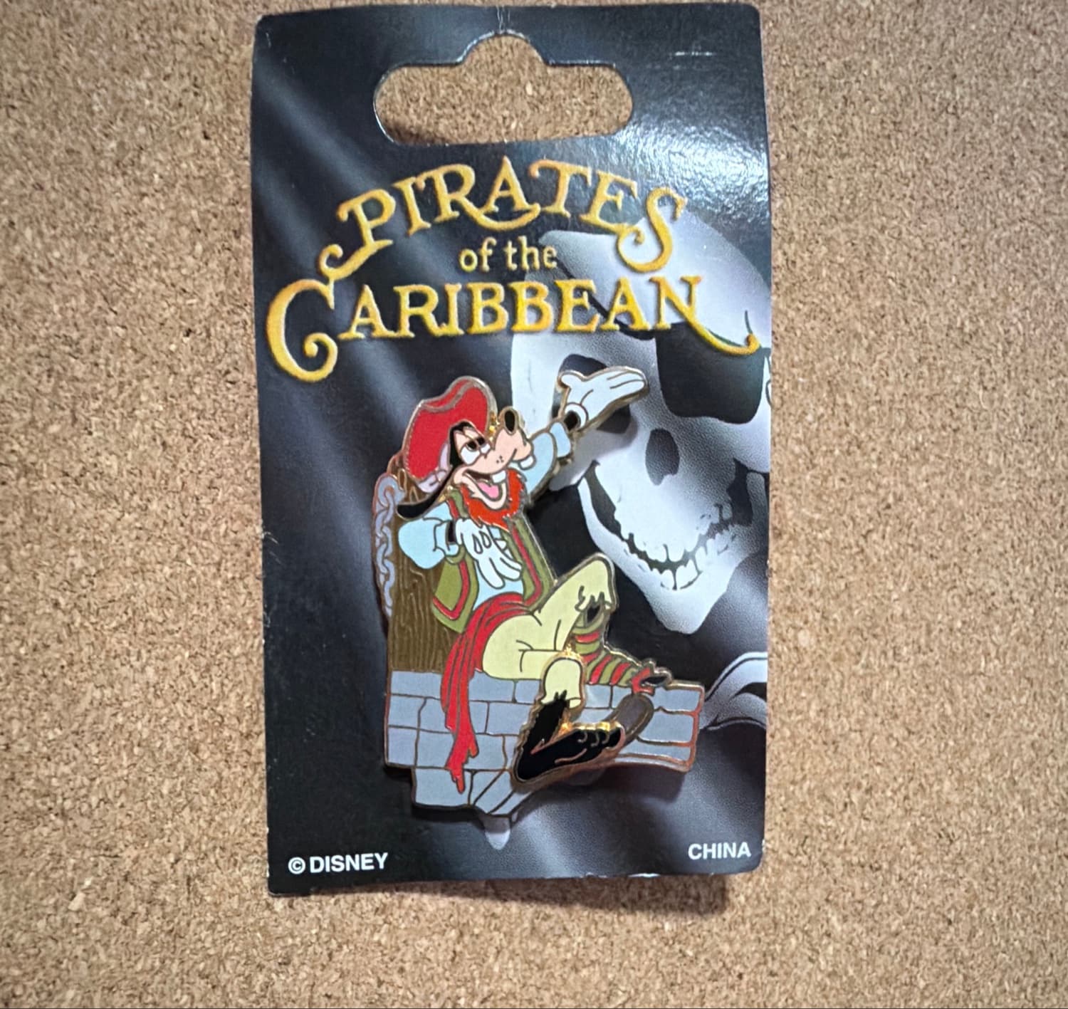 Goofy Pirate Sitting with Sword - Pirates of the Caribbean