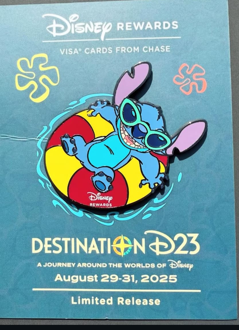 2025 Destination D23 Chase Visa Stitch Pin
