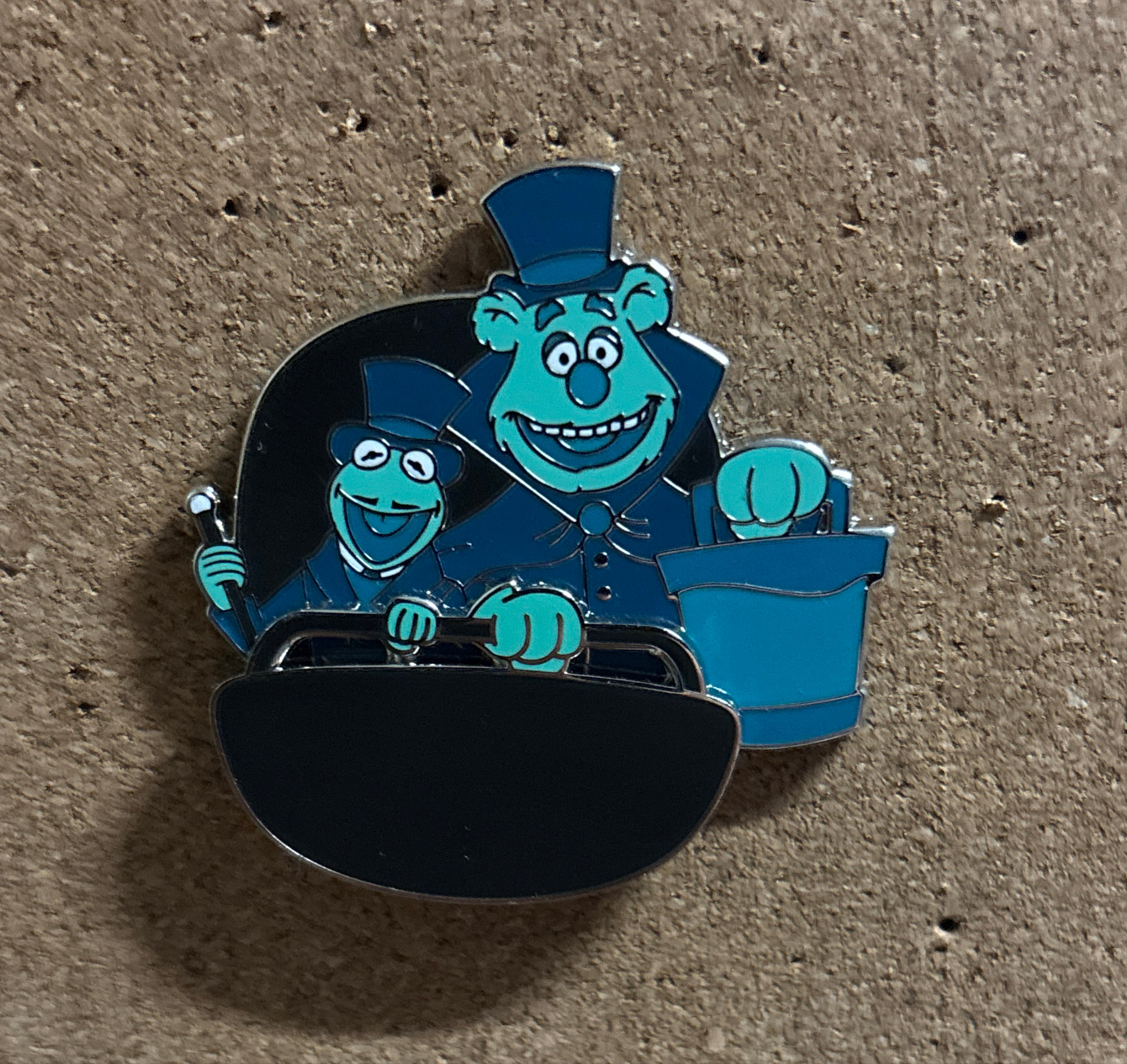 Kermit and Fozzie Bear in Doom Buggy - The Haunted Mansion - The Muppets front