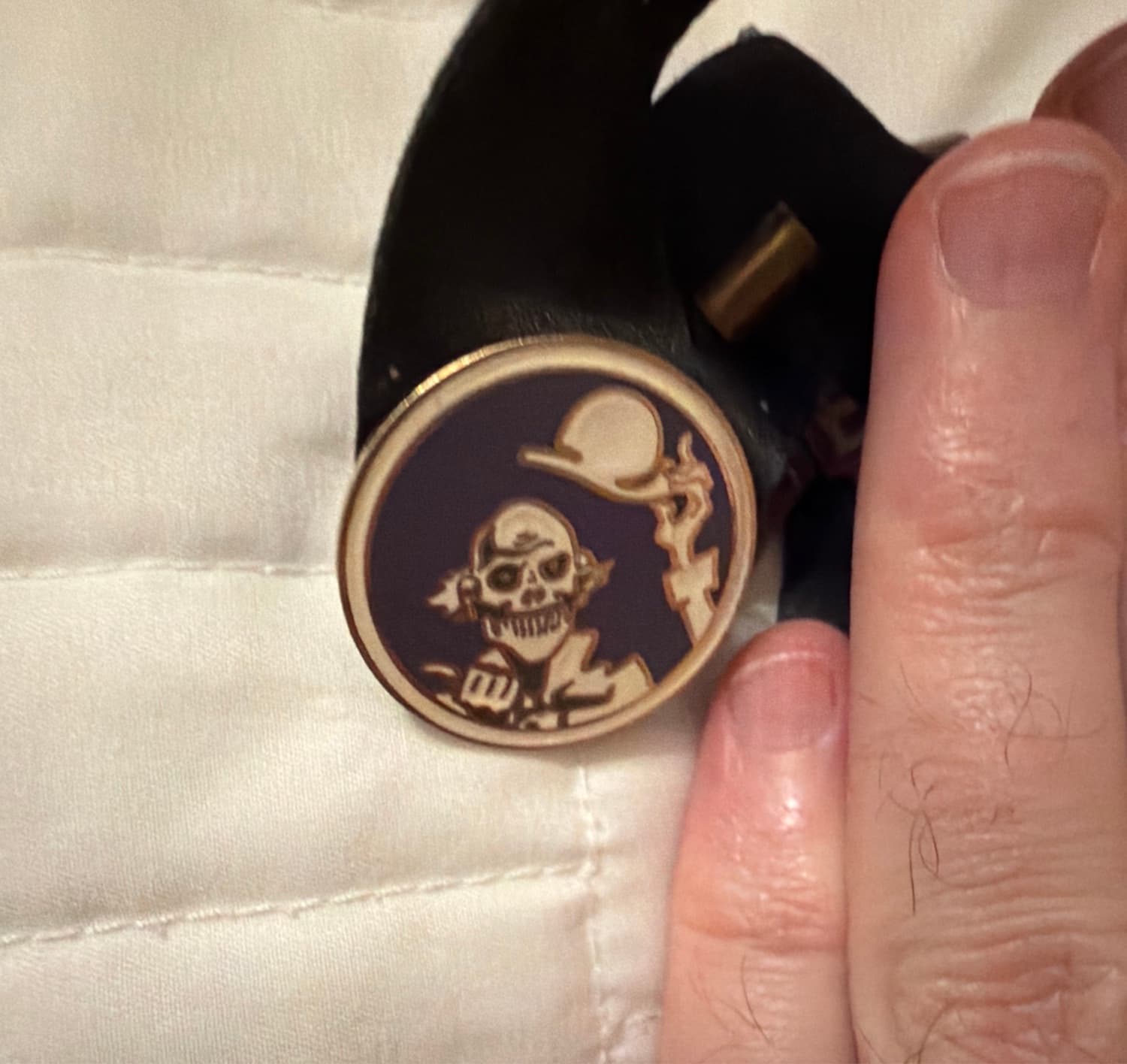 The Haunted Mansion Hitchhiking Ghosts Circle Silhouettes