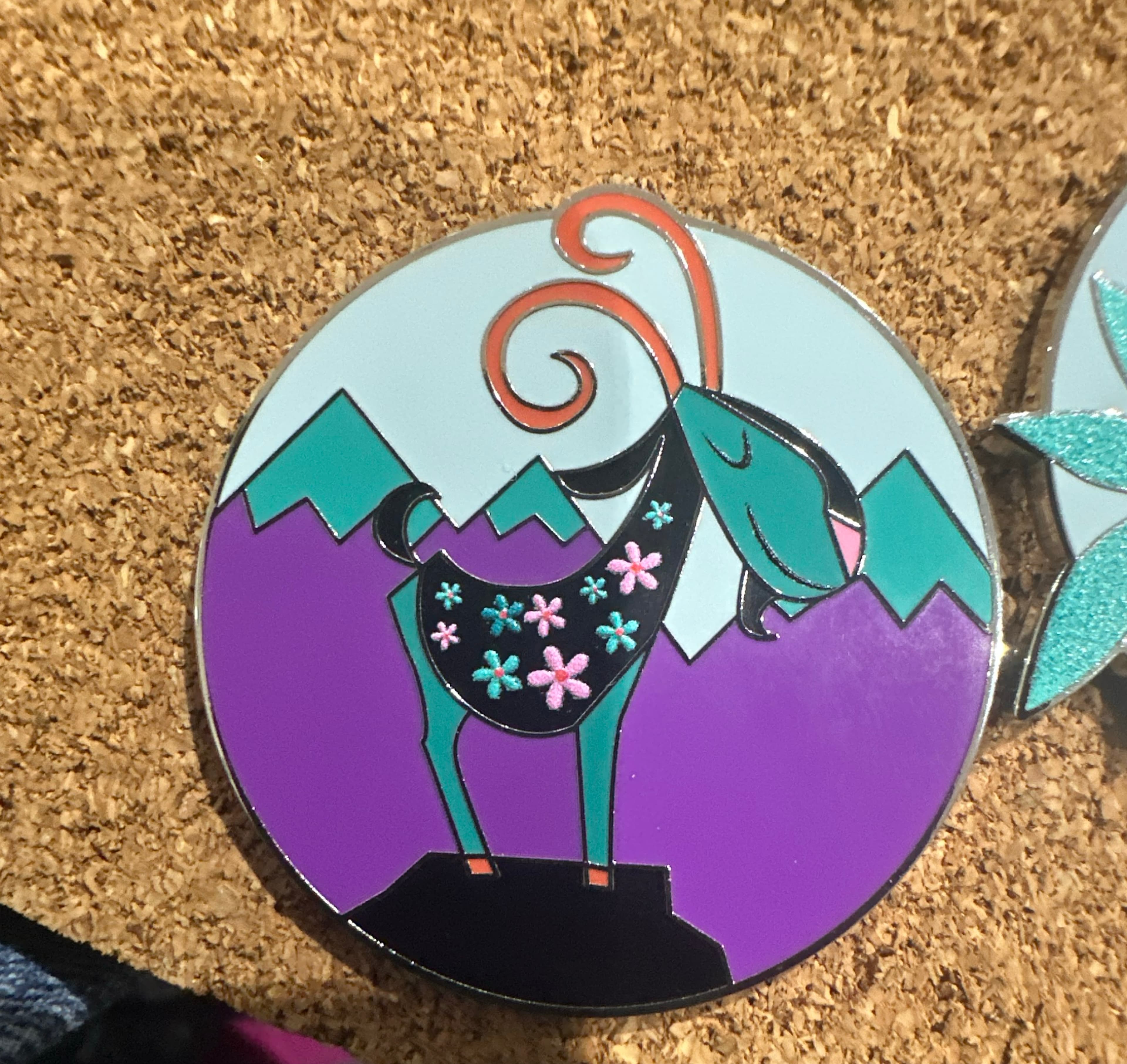Goat - Hello 'It's A Small World' Mystery Pin front