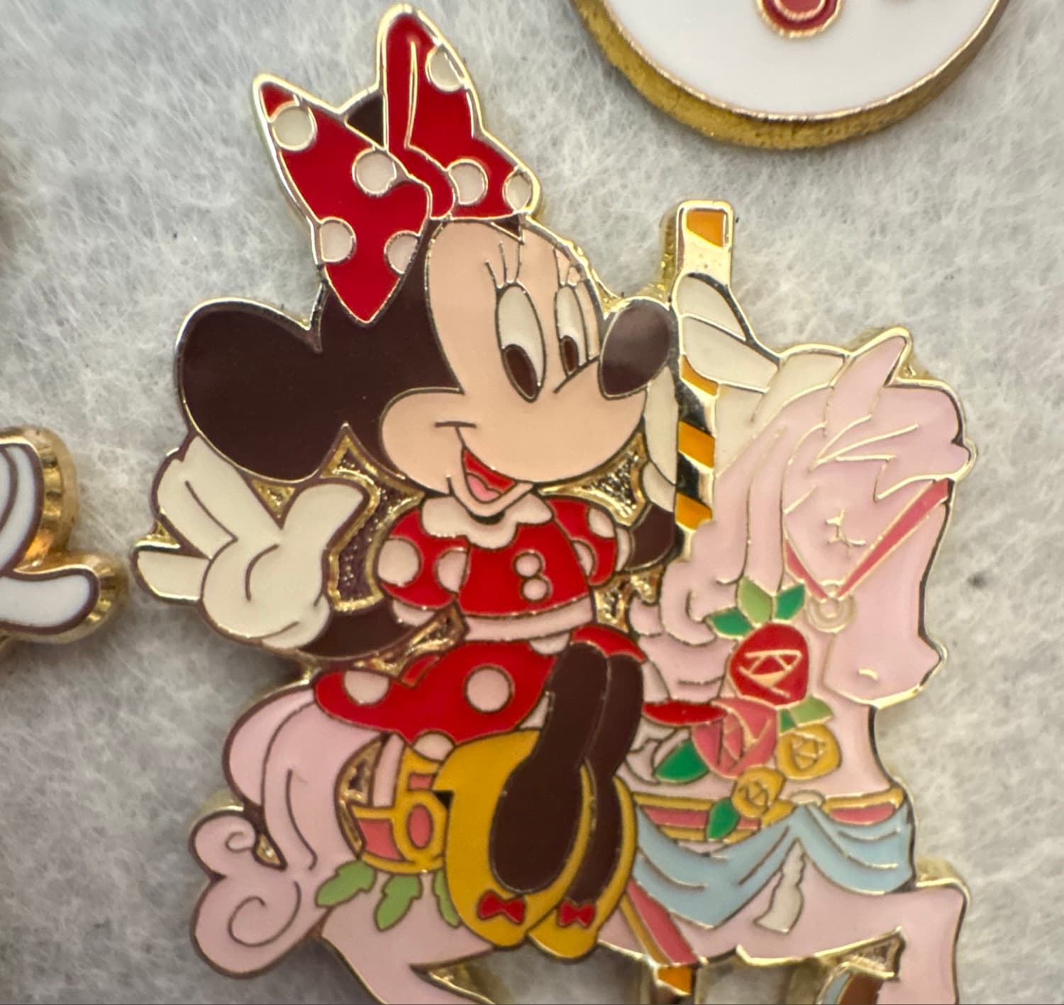 Minnie Mouse on Carousel Horse - Walt Disney World 50th Anniversary front