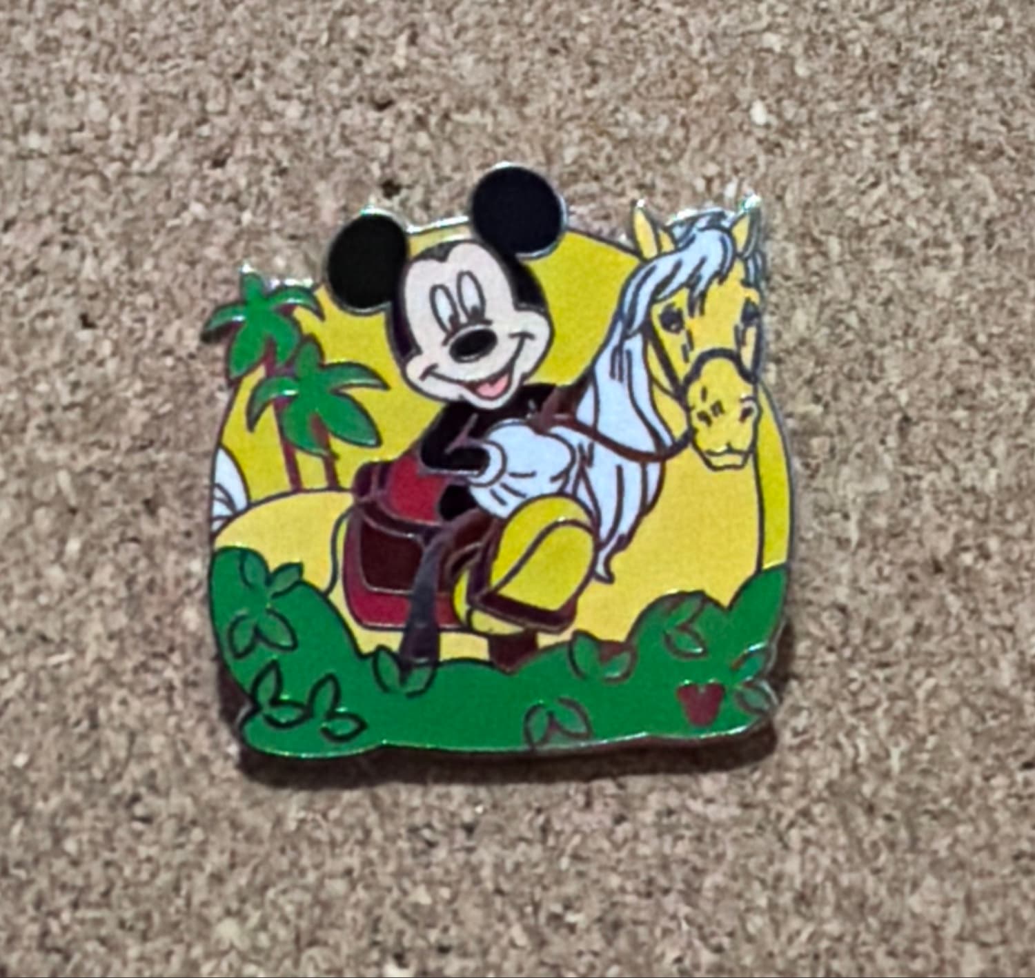 Mickey Mouse Horseback Riding Recreation Hidden Mickey Trading Pin DC2S1