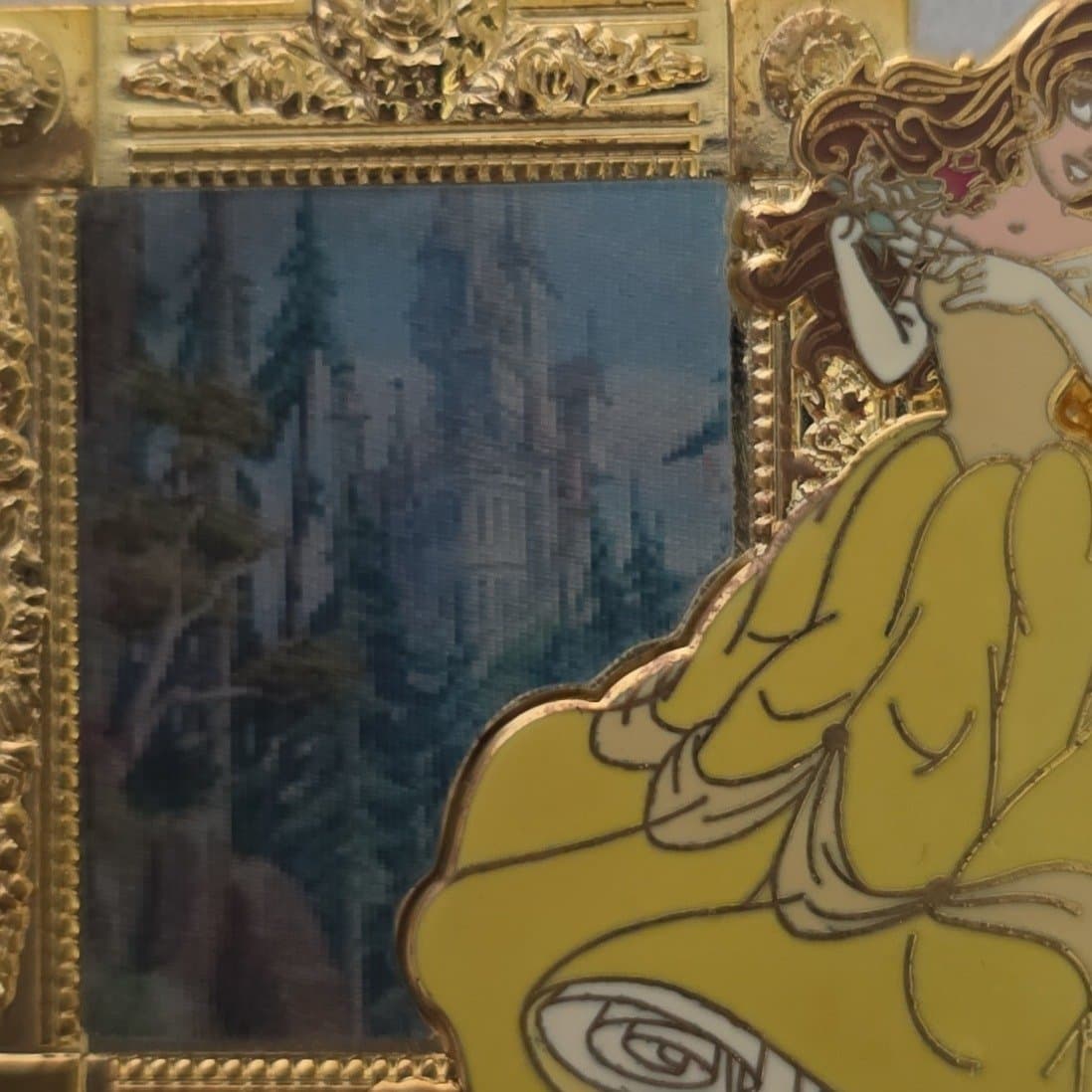 Disney Belle Lenticular Magic Mirror front