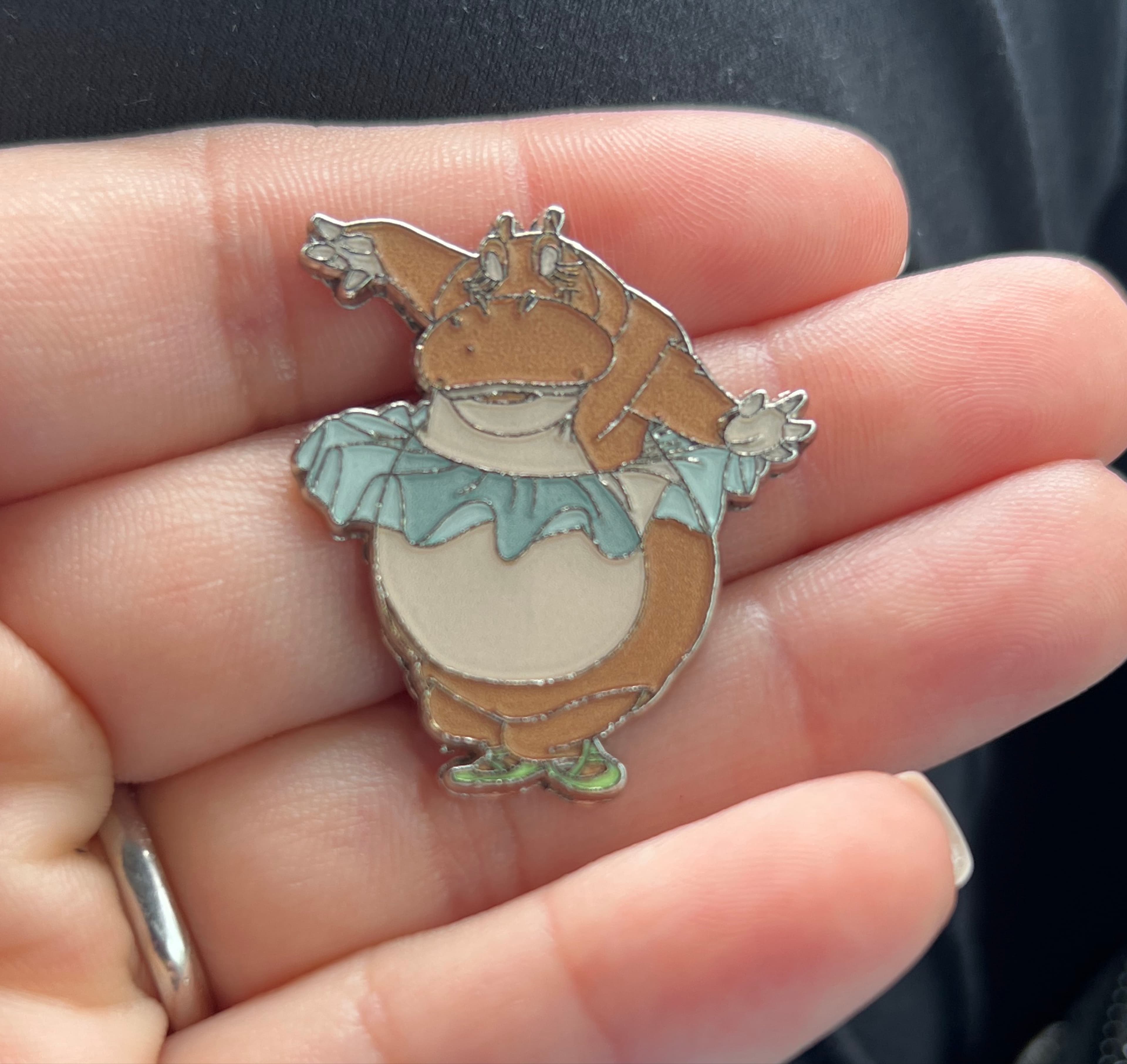 Hyacinth Hippo - Fantasia: Dance of the Hours Pin Set front