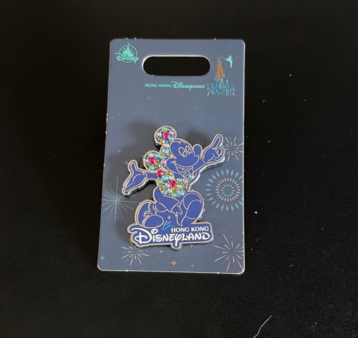 Mickey Mouse 20th Anniversary Grand Celebration Rhinestone Pin