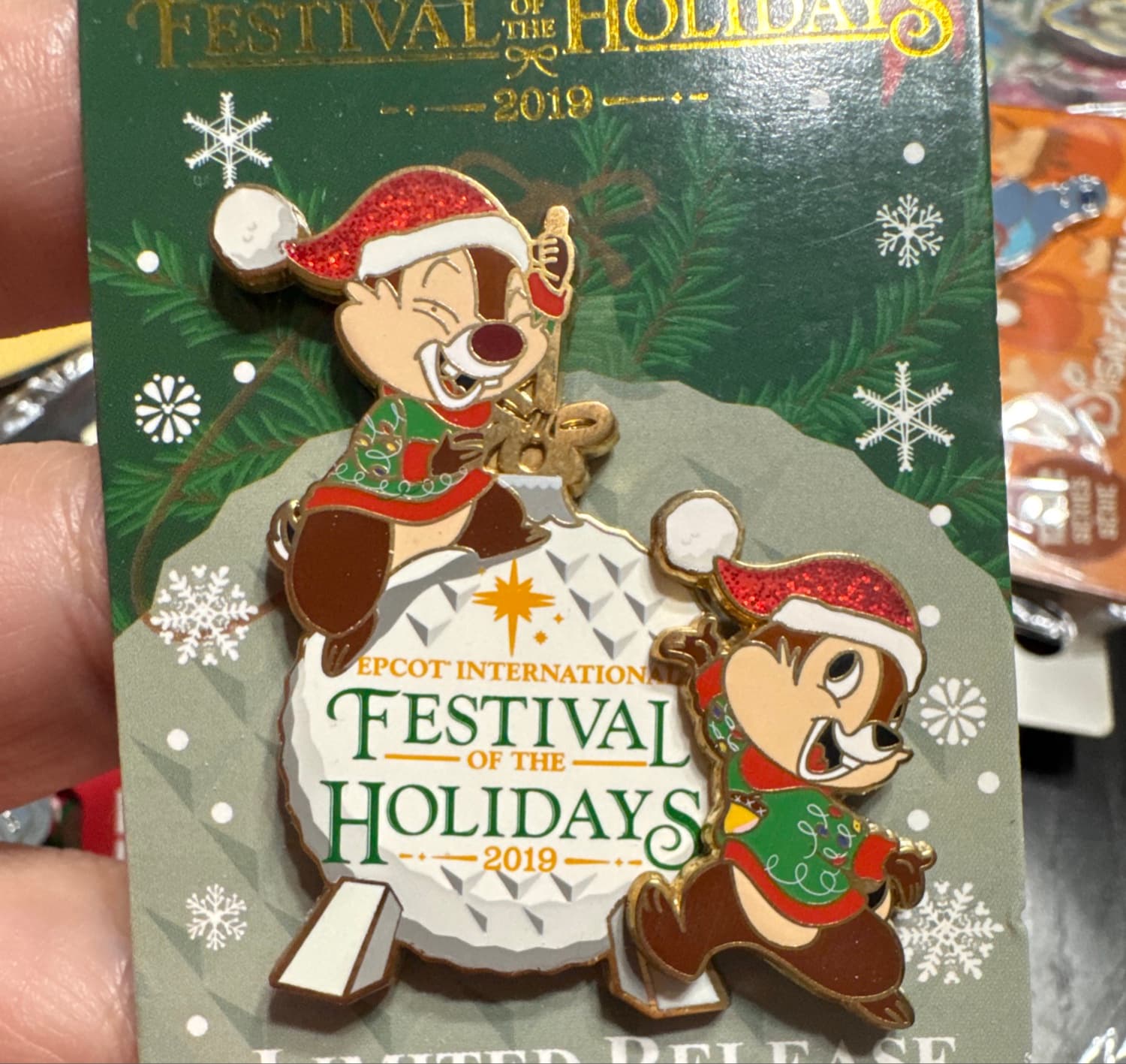 EPCOT International Festival of the Holidays - Chip n Dale front