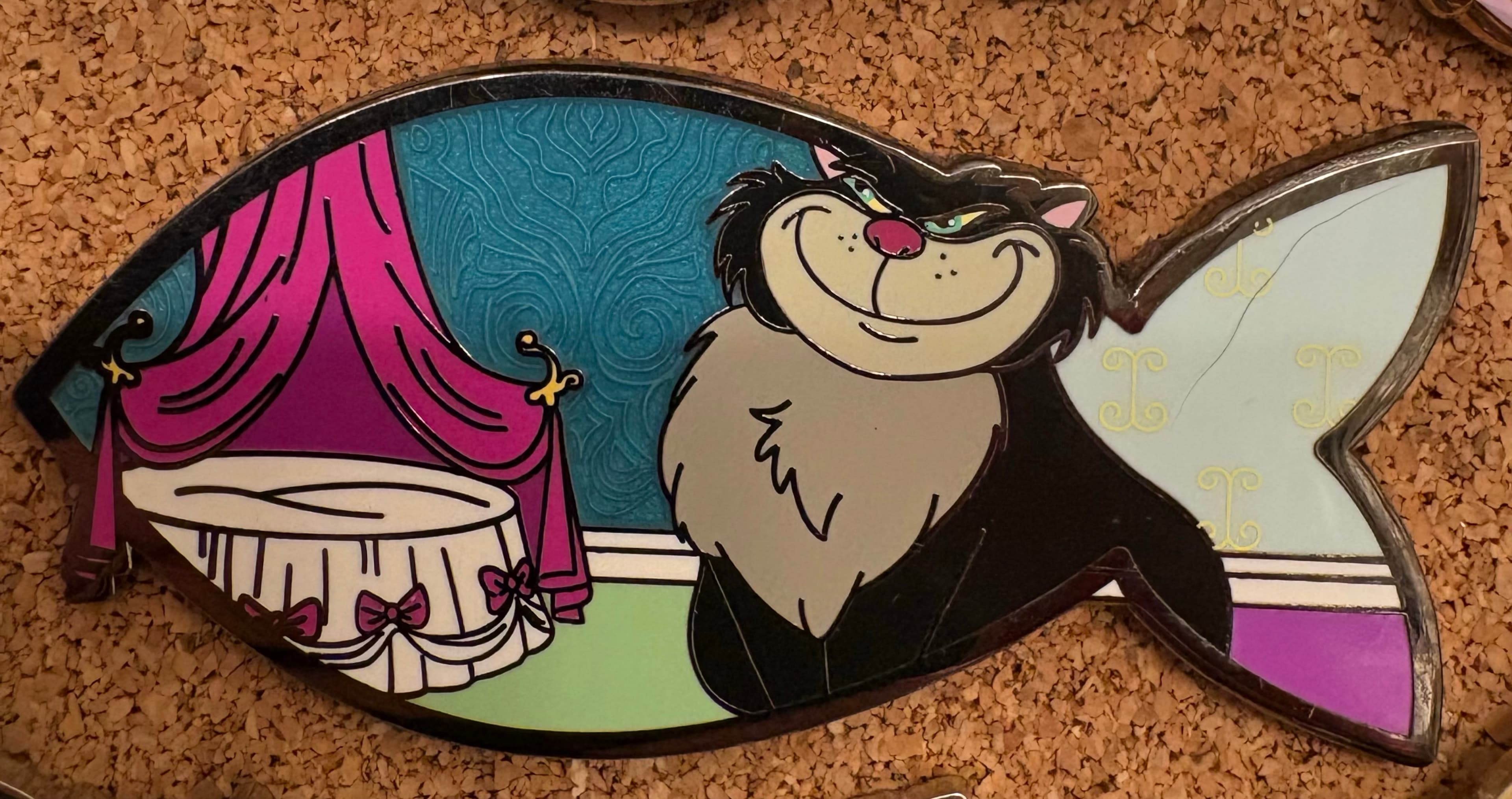 Lucifer fish bone fantasy pin