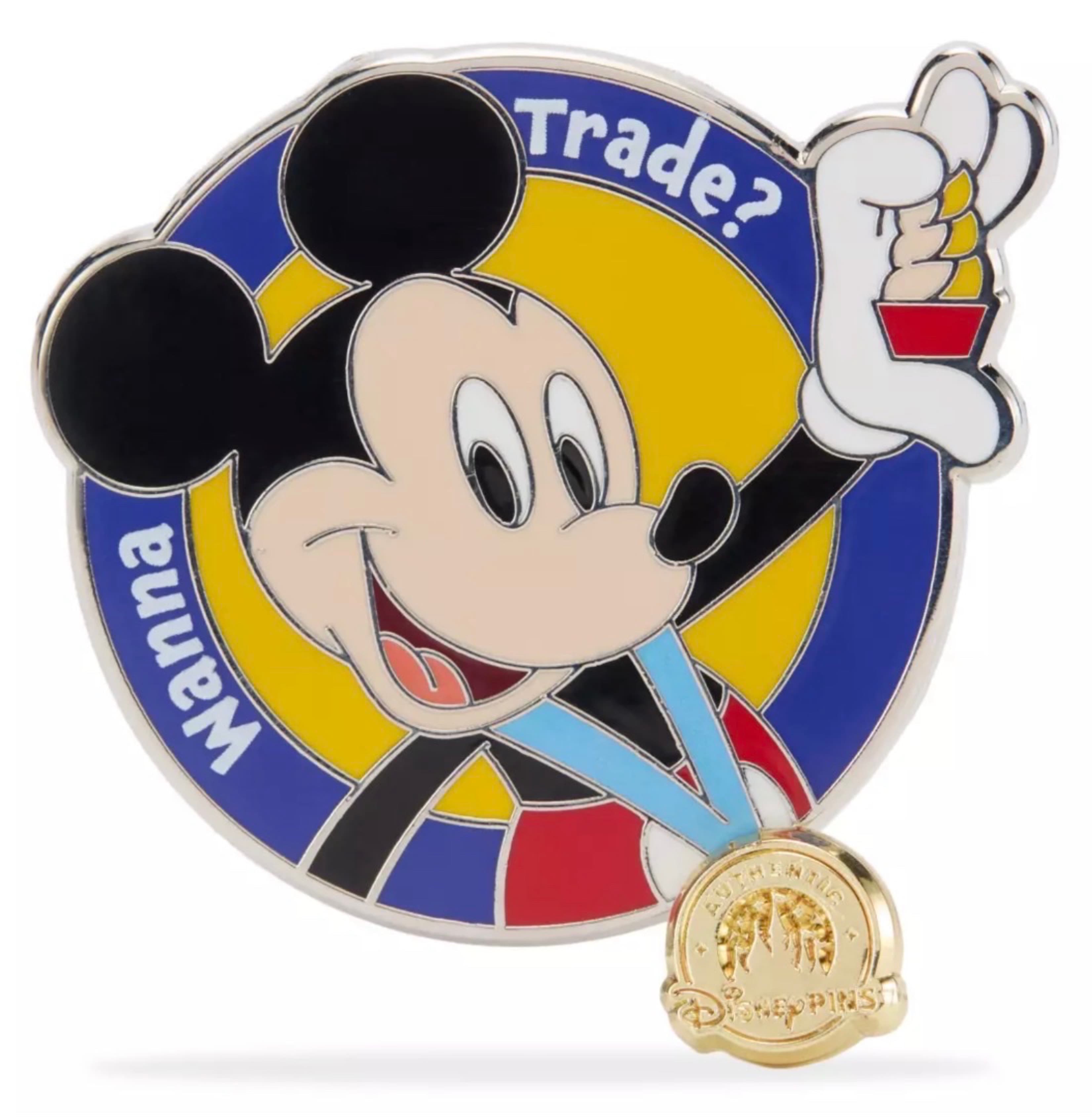 Mickey Mouse Wanna Trade? Pin Trading front