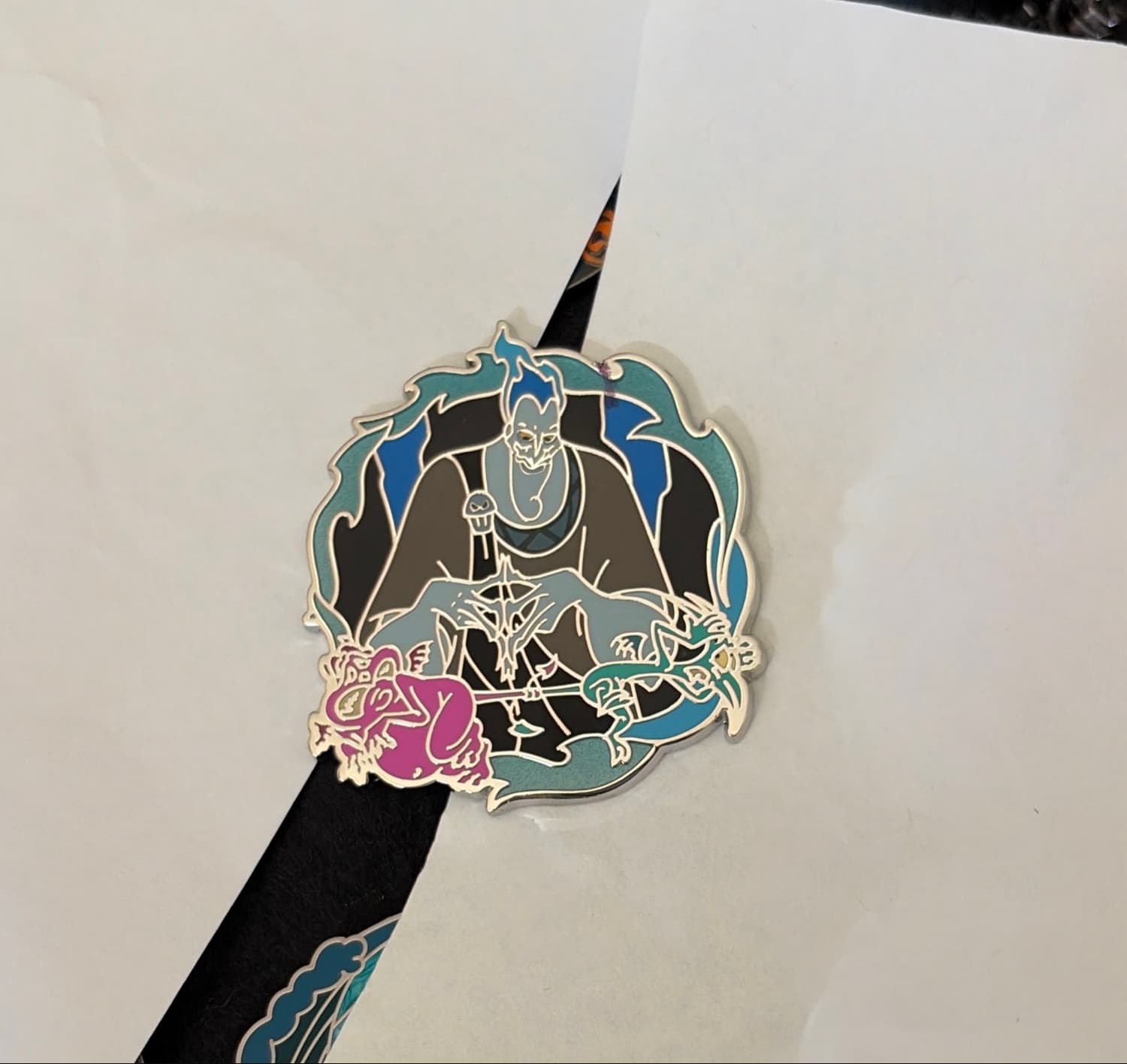 Hades, Pain, and Panic Pin - Hercules - Disney Employee Center - Cast Member Exclusive front
