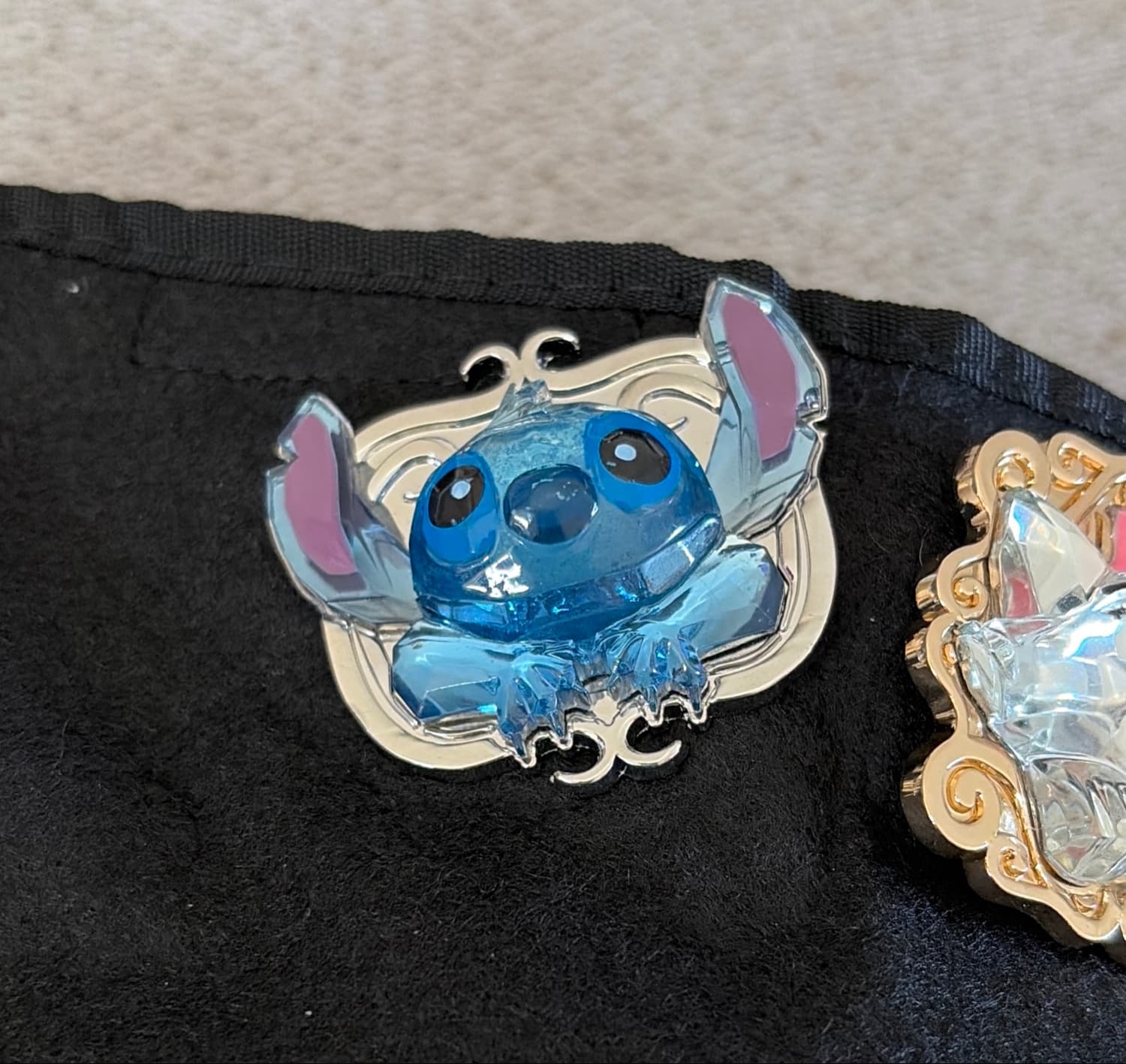 Stitch Acrylic 3D Silver Frame Pin